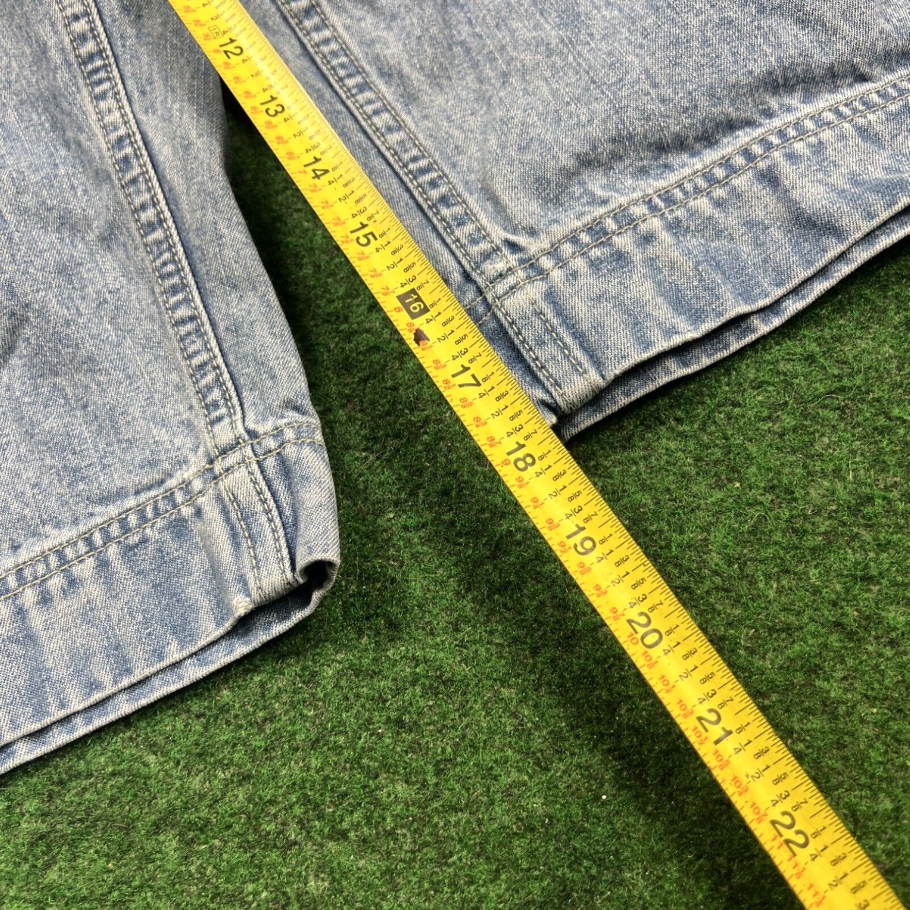 Lee Riveted by Lee Capri Carpenter Blue Size 18 36x18 Size ONE SIZE - 4 Thumbnail