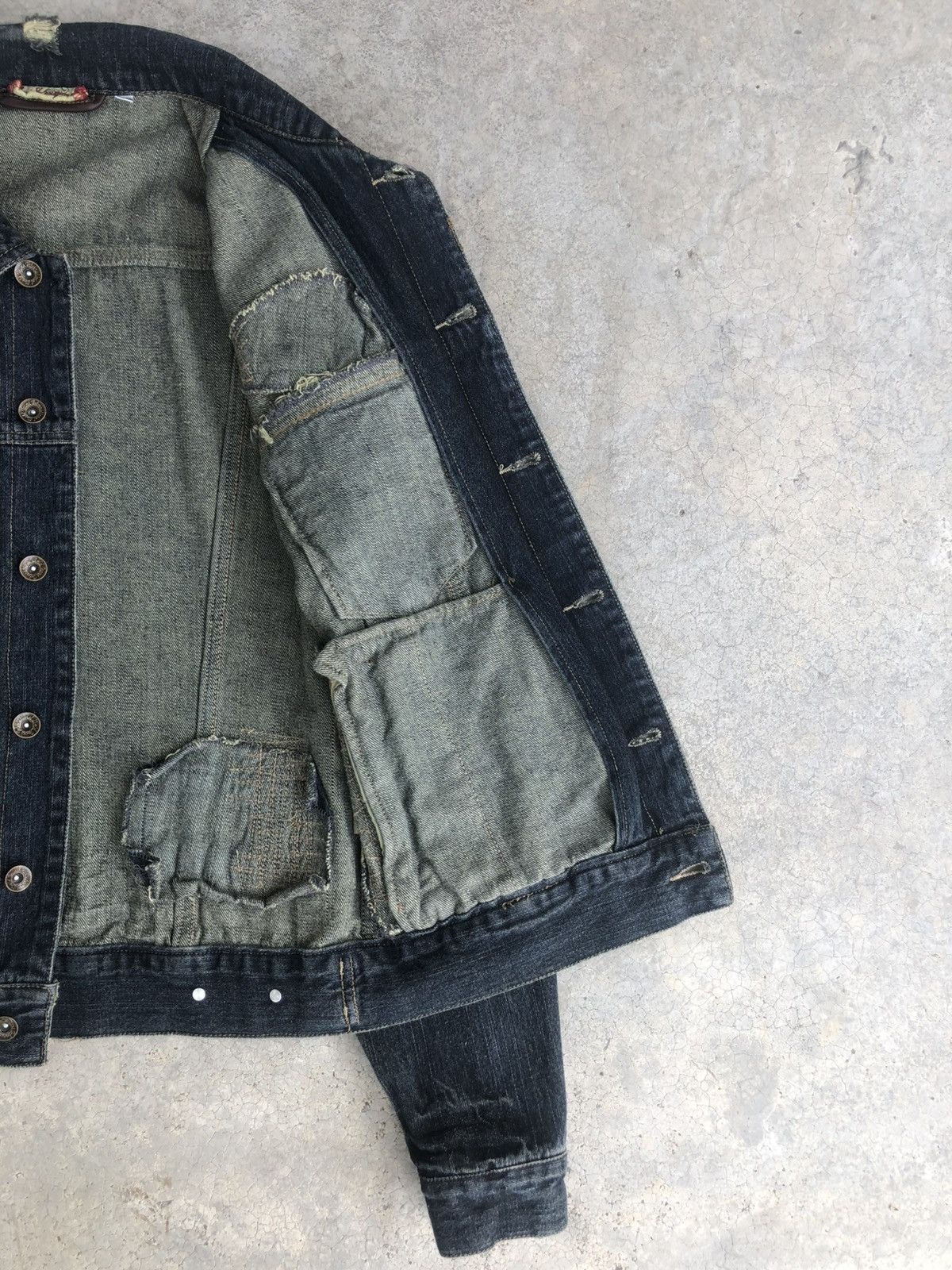 Japanese Brand Japanese Gumu Sashiko jacket Denim Jacket Patchwork Size US M / EU 48-50 / 2 - 17 Thumbnail