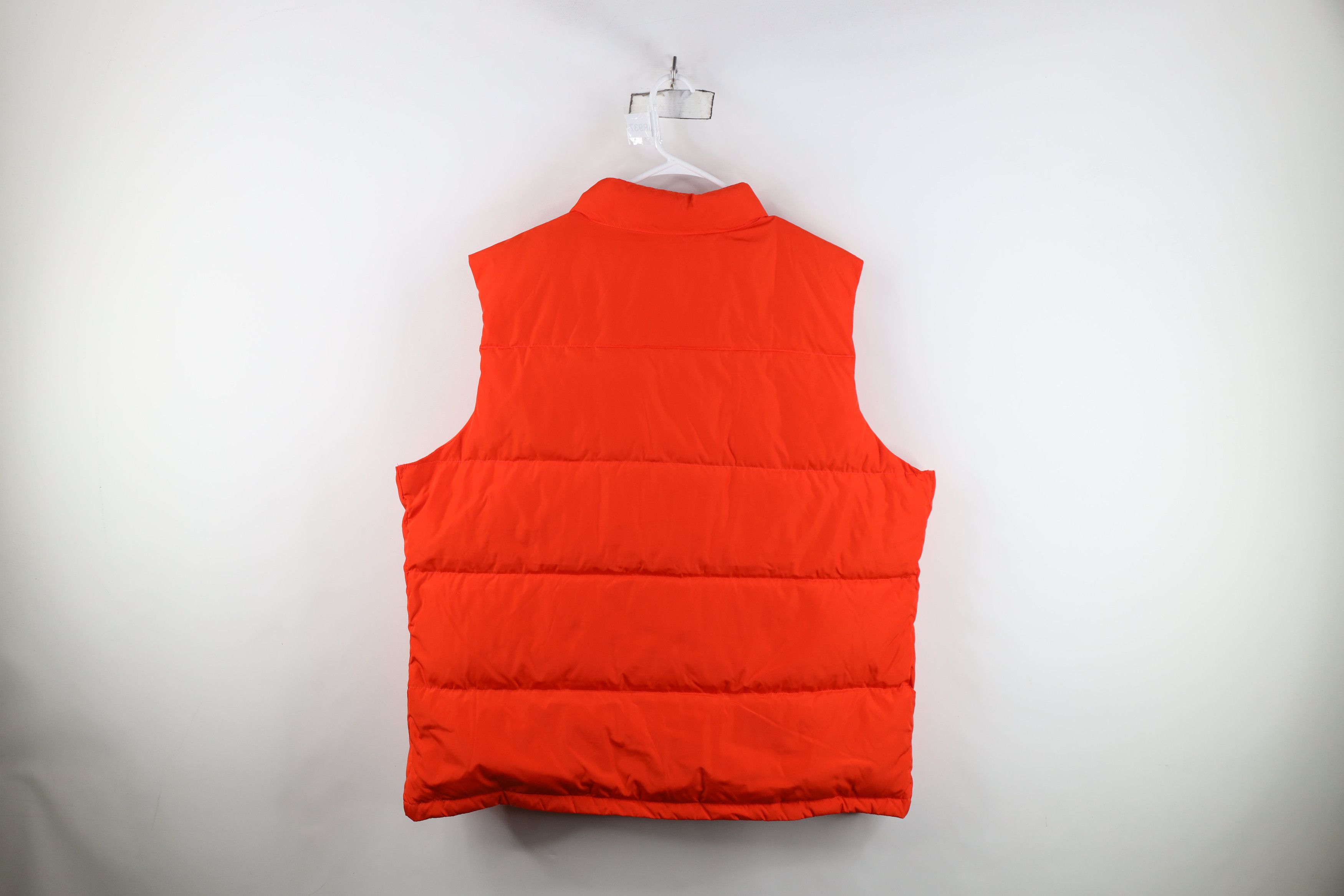 Lands' End Vintage Lands End Duck Down Puffer Vest Jacket Orange Size US XXL / EU 58 / 5 - 13 Thumbnail