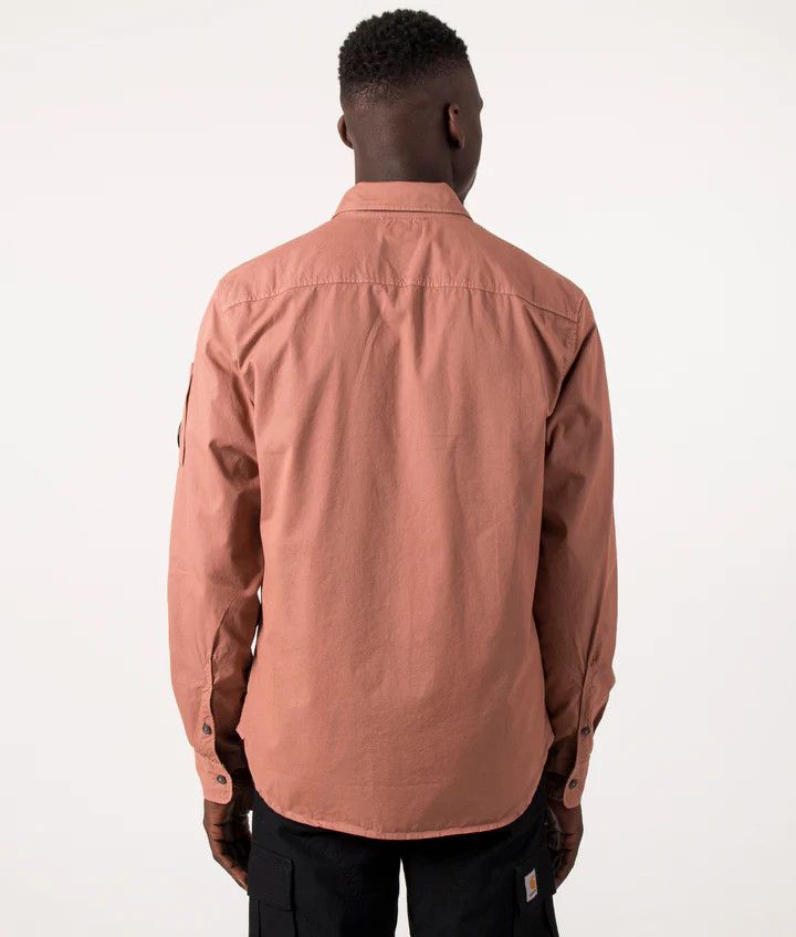 C.P. Company o1y1224 Solid Color Shirt in Pink Size US L / EU 52-54 / 3 - 2 Thumbnail