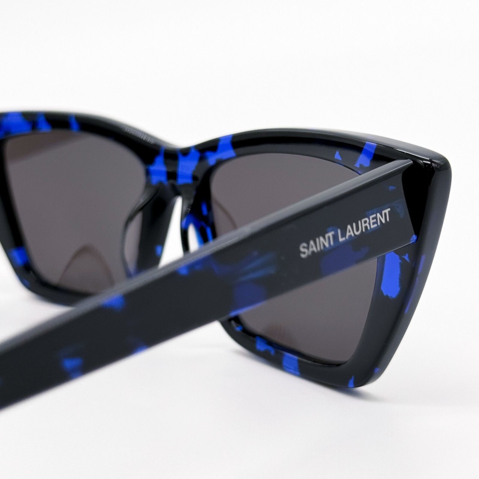 Saint Laurent Paris NEW SAINT LAURENT SL 276 MICA 009 CAT EYE BLACK BLUE GREY WO Size ONE SIZE - 9 Thumbnail