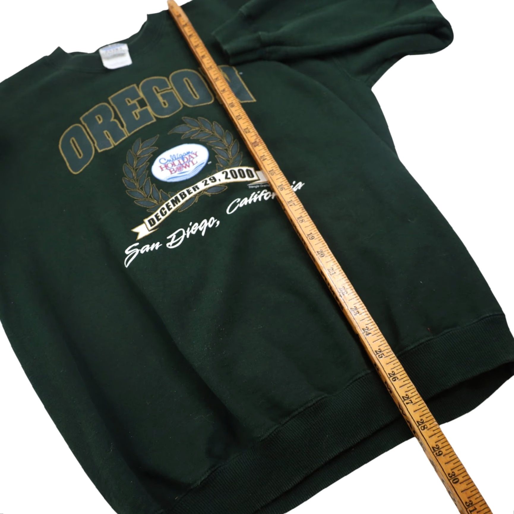 Vintage VINTAGE University of Oregon Ducks Holiday Bowl Sweatshirt Mens Large Green Sweatshirt Size US L / EU 52-54 / 3 - 7 Thumbnail