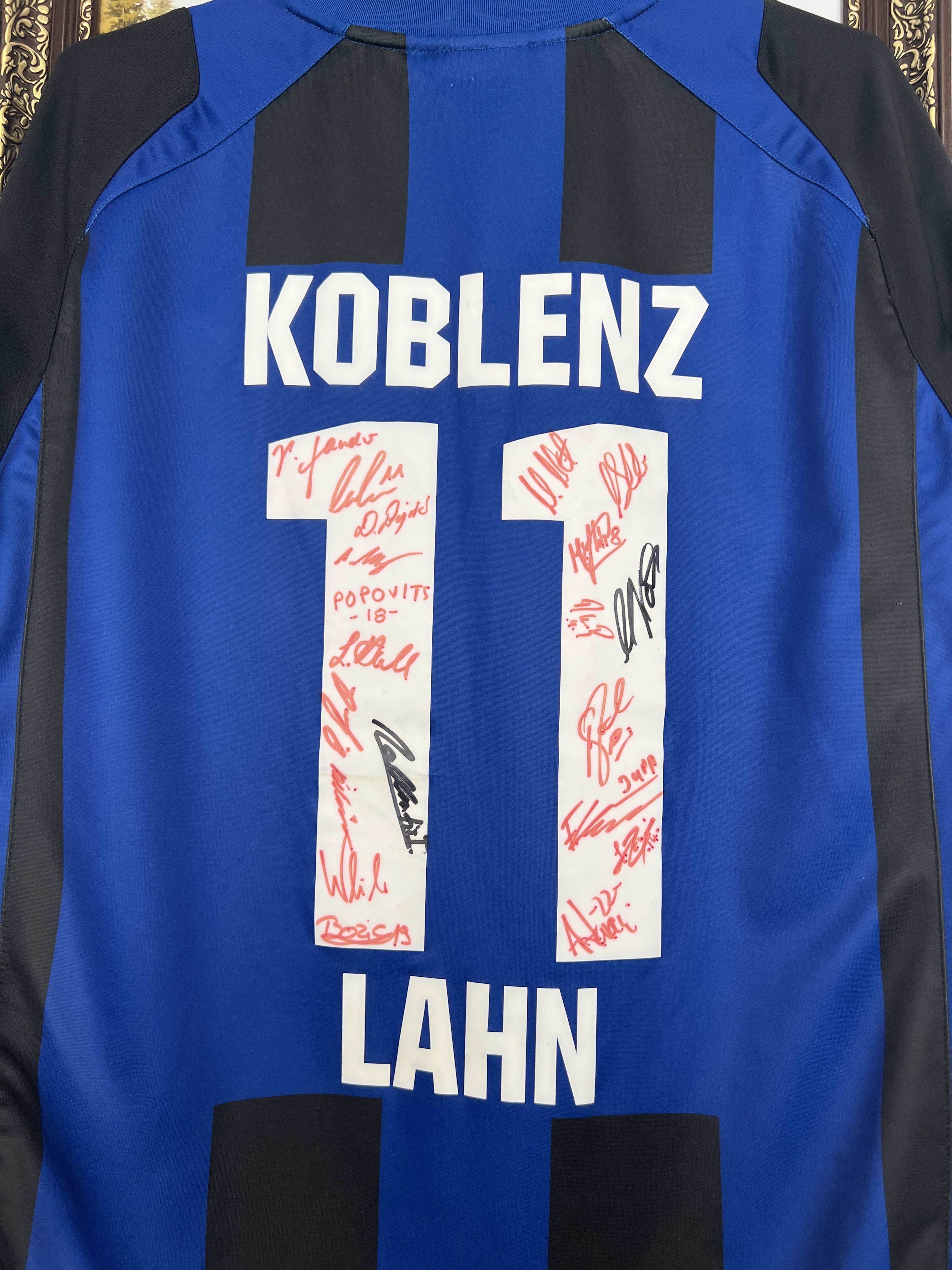 Vintage TuS Koblenz Football Shirt Lahn Soccer Match Worn Tee Size US M / EU 48-50 / 2 - 14 Thumbnail