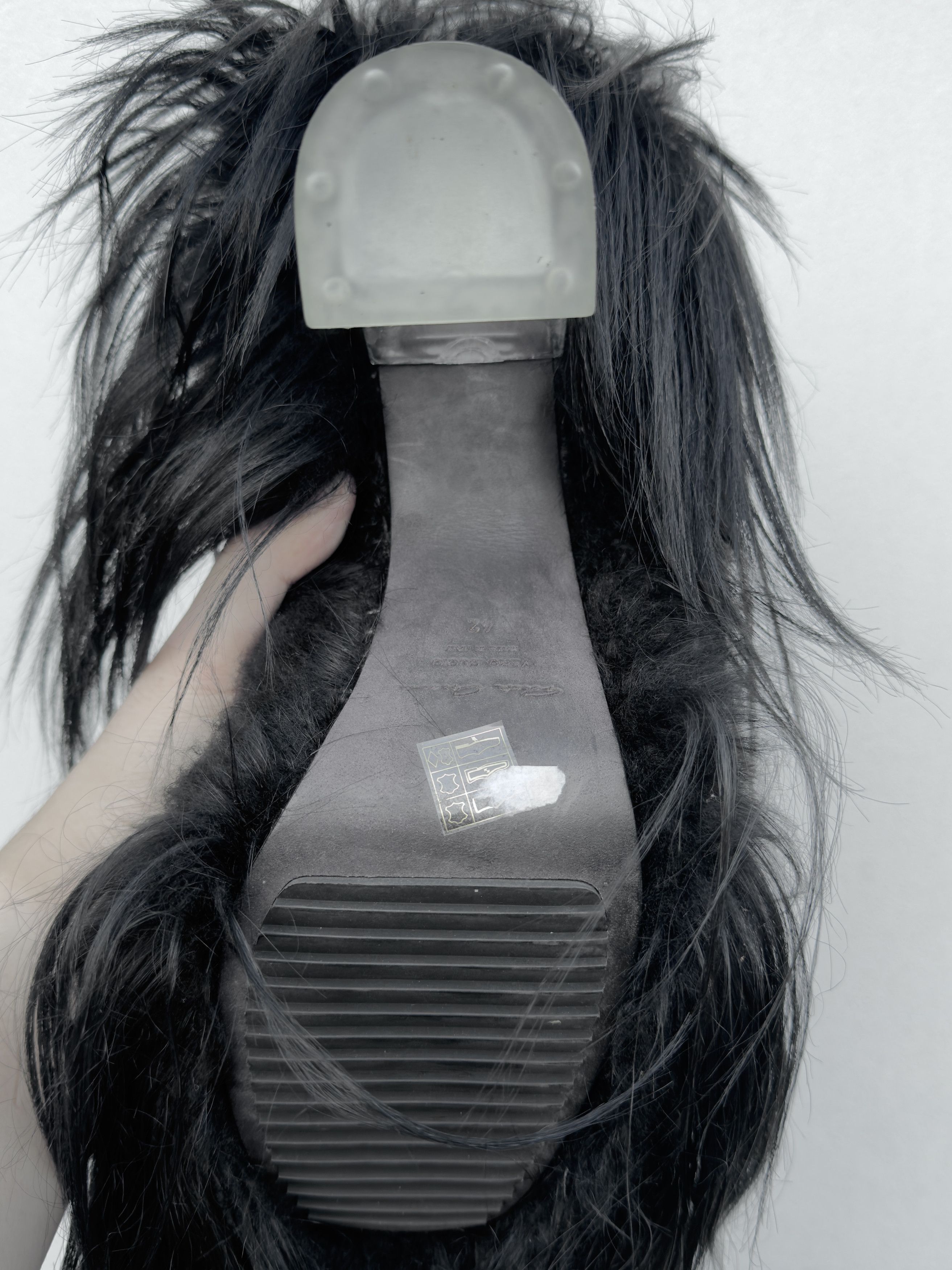 Rick Owens Minimal Grill Beatle 65 in black fur Size US 9 / EU 42 - 16 Thumbnail