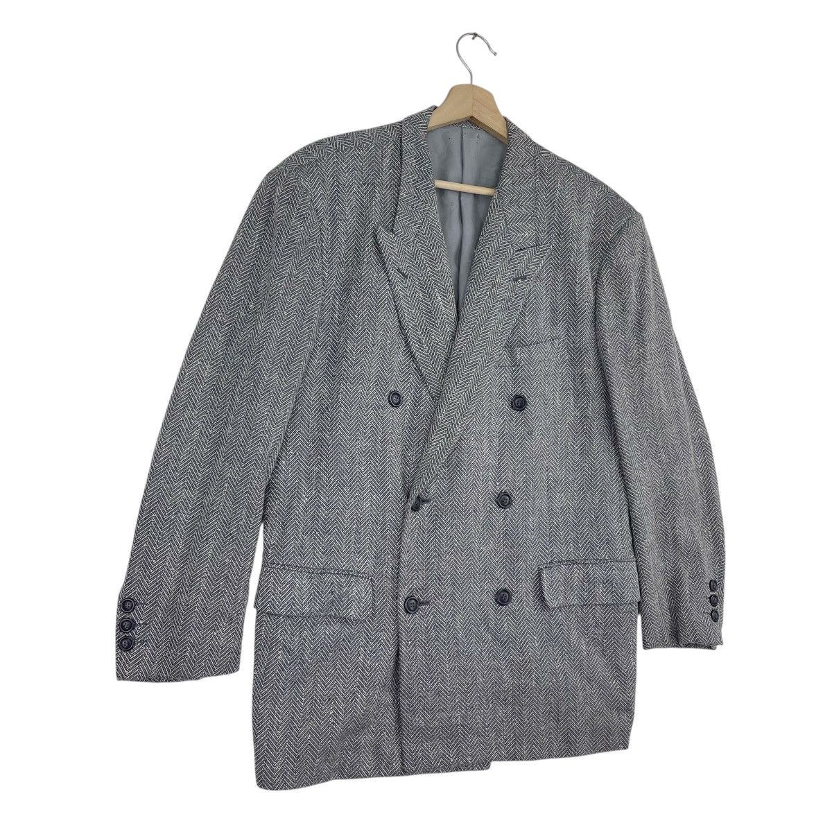 Issey Miyake Issey Miyake Men Double Breasted Wool Coat Size US M / EU 48-50 / 2 - 3 Thumbnail