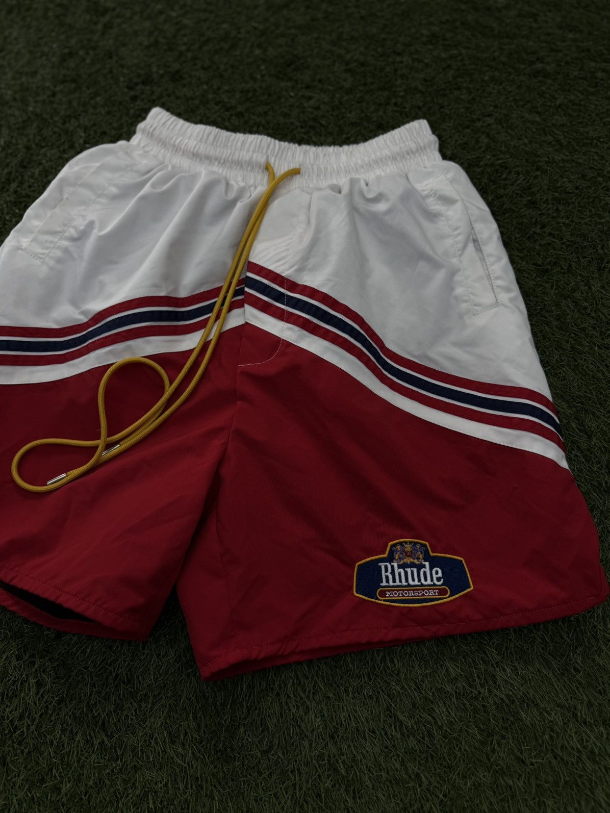 Rhude Rhude Red White Shorts Size Medium 🧼 Size US 29 - 5 Thumbnail