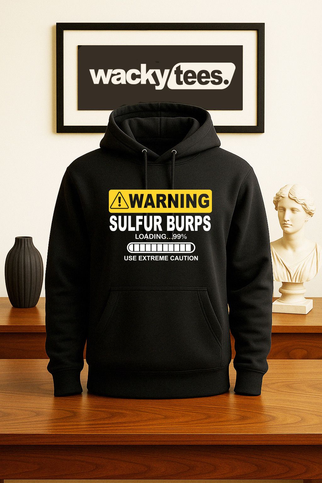 Other Warning Sulfer Stinky Burps Loading Funny Graphic Tee Shirt Size US S / EU 44-46 / 1 - 4 Thumbnail