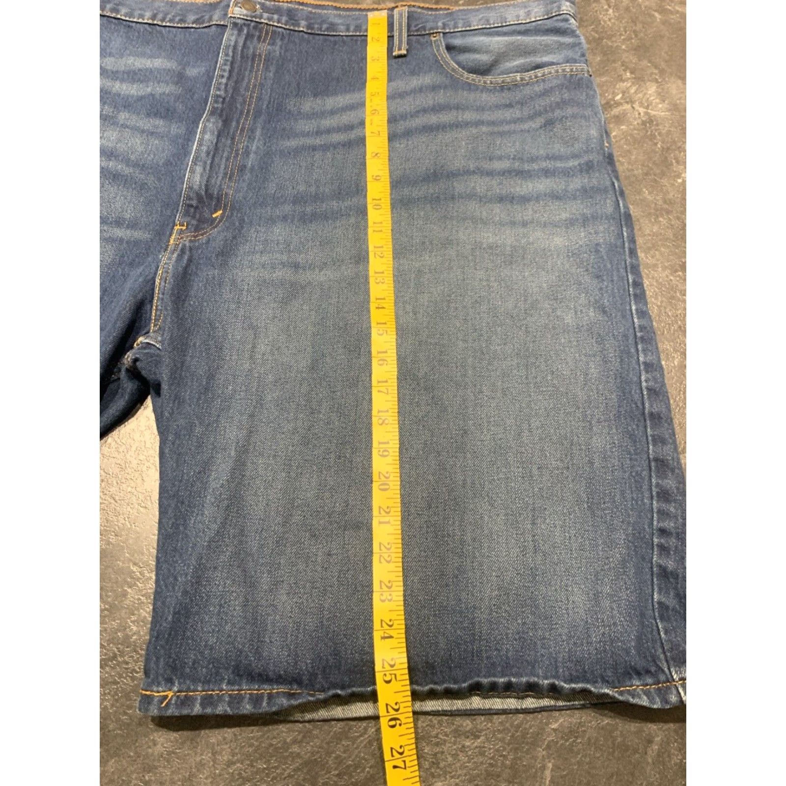 Levi's Levi's 569 Mens Shorts 54 Big & Tall Blue Denim Cotton Chino Style Men Size US 32 / EU 48 - 7 Thumbnail