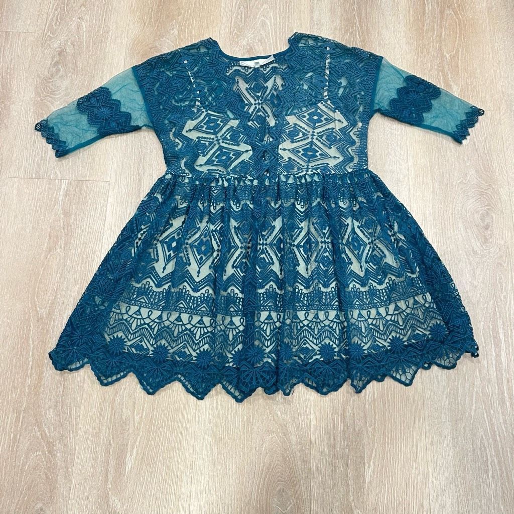Free People Jen's Pirate Booty x Free People Sagrada Romeo Lace Teal Min Size S / US 4 / IT 40 - 7 Thumbnail
