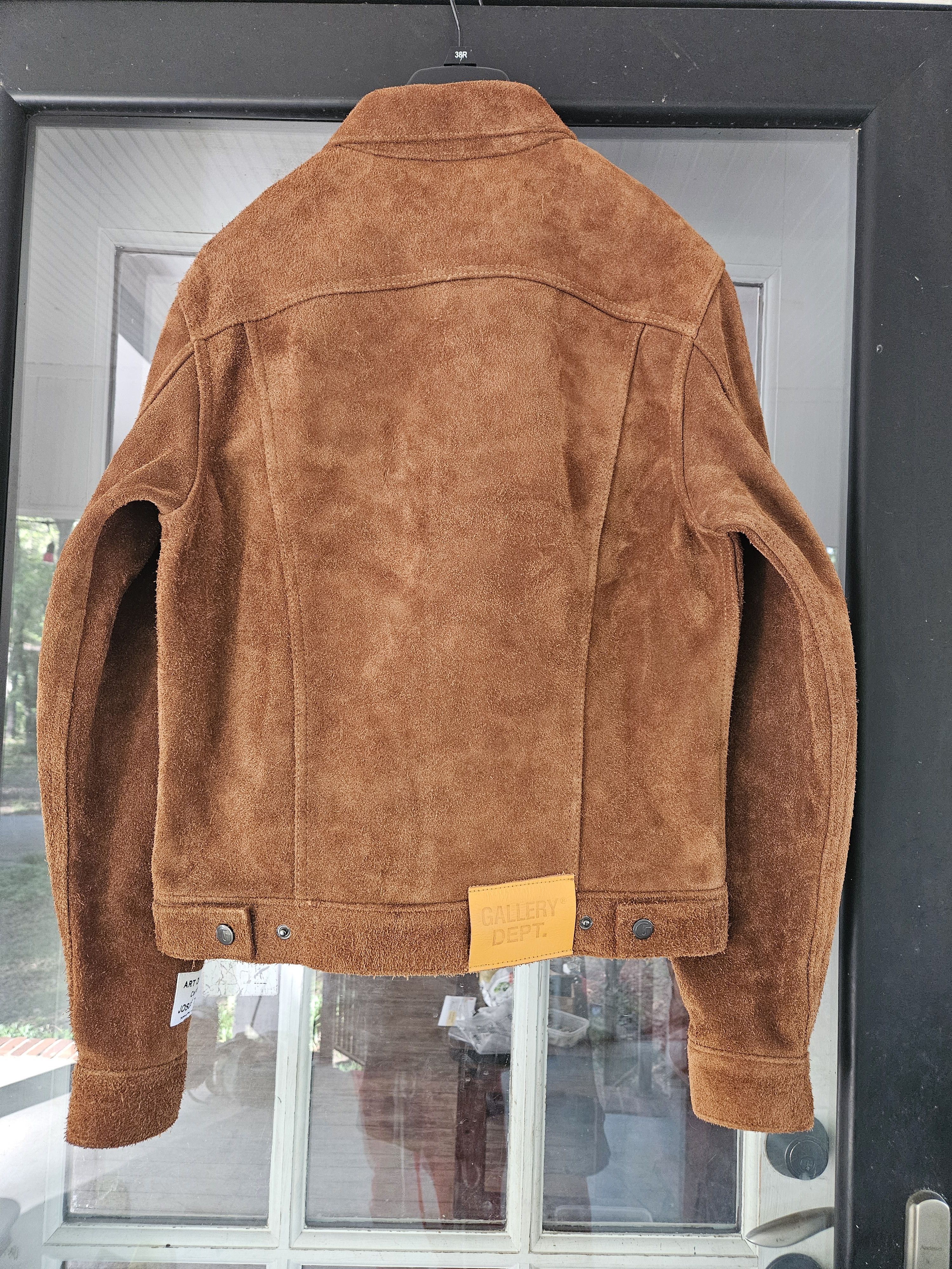 Gallery Dept. Rough Out Andy G Patch Western Beige Leather Jacket Size US S / EU 44-46 / 1 - 2 Thumbnail