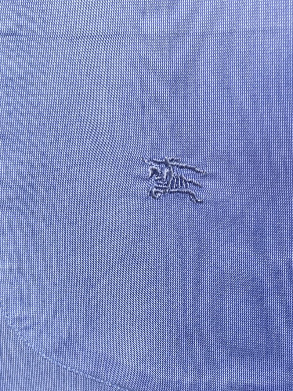 Burberry 🔥 Burberry shirt short sleeve blue xl cotton summer Size US XL / EU 56 / 4 - 3 Thumbnail