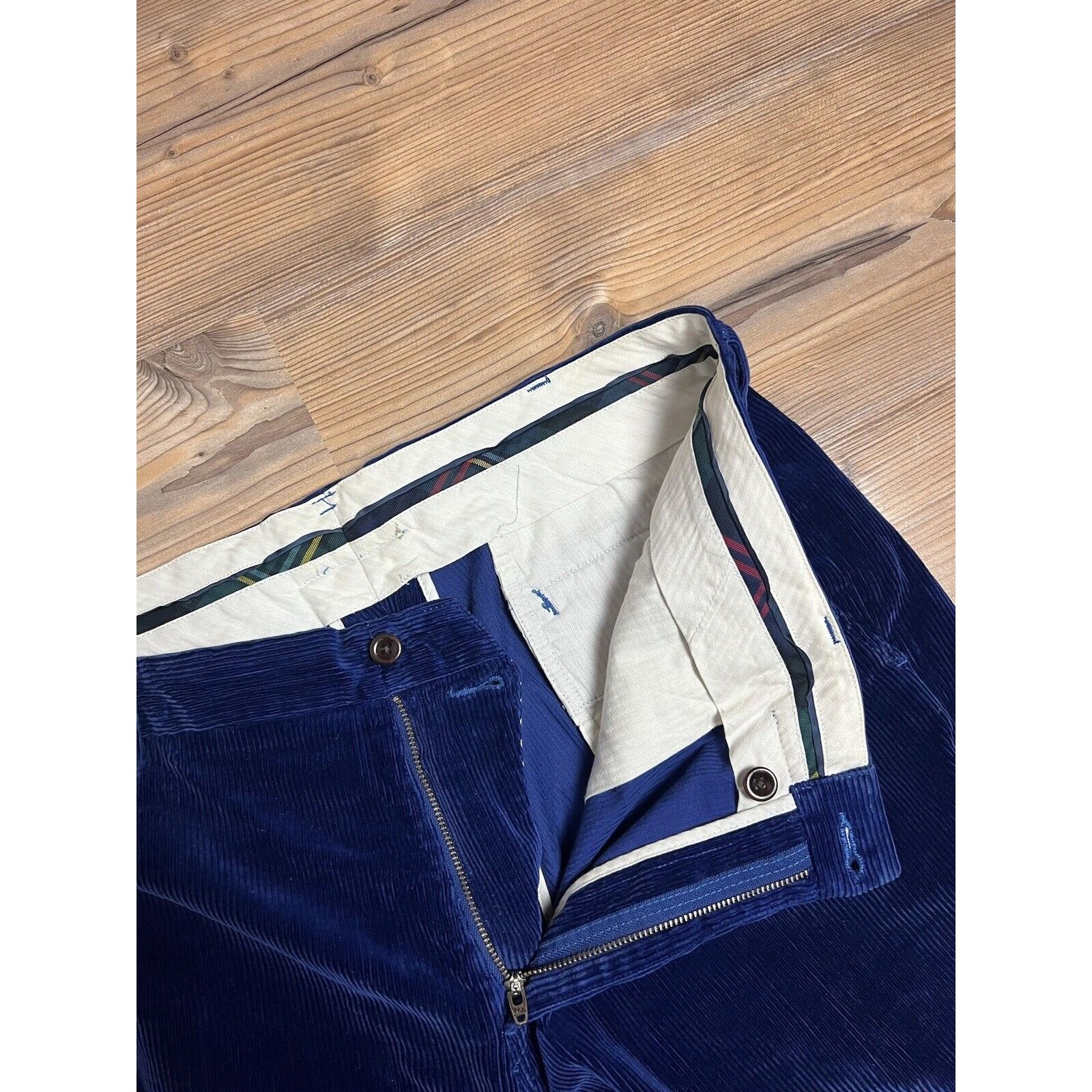 Polo Ralph Lauren Polo Ralph Lauren VTG Royal Blue Corduroy Straight Chino Pan Size US 38 / EU 54 - 10 Thumbnail