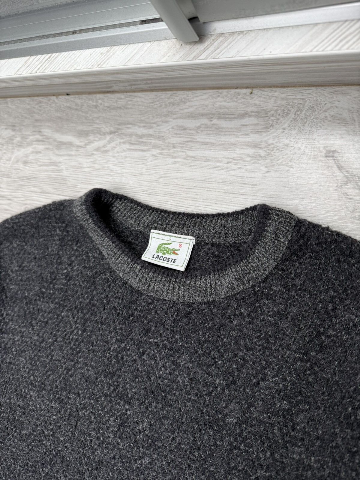 Lacoste Vintage Lacoste Wool Blend Textured Knitted Sweater Men’s Size US L / EU 52-54 / 3 - 6 Thumbnail