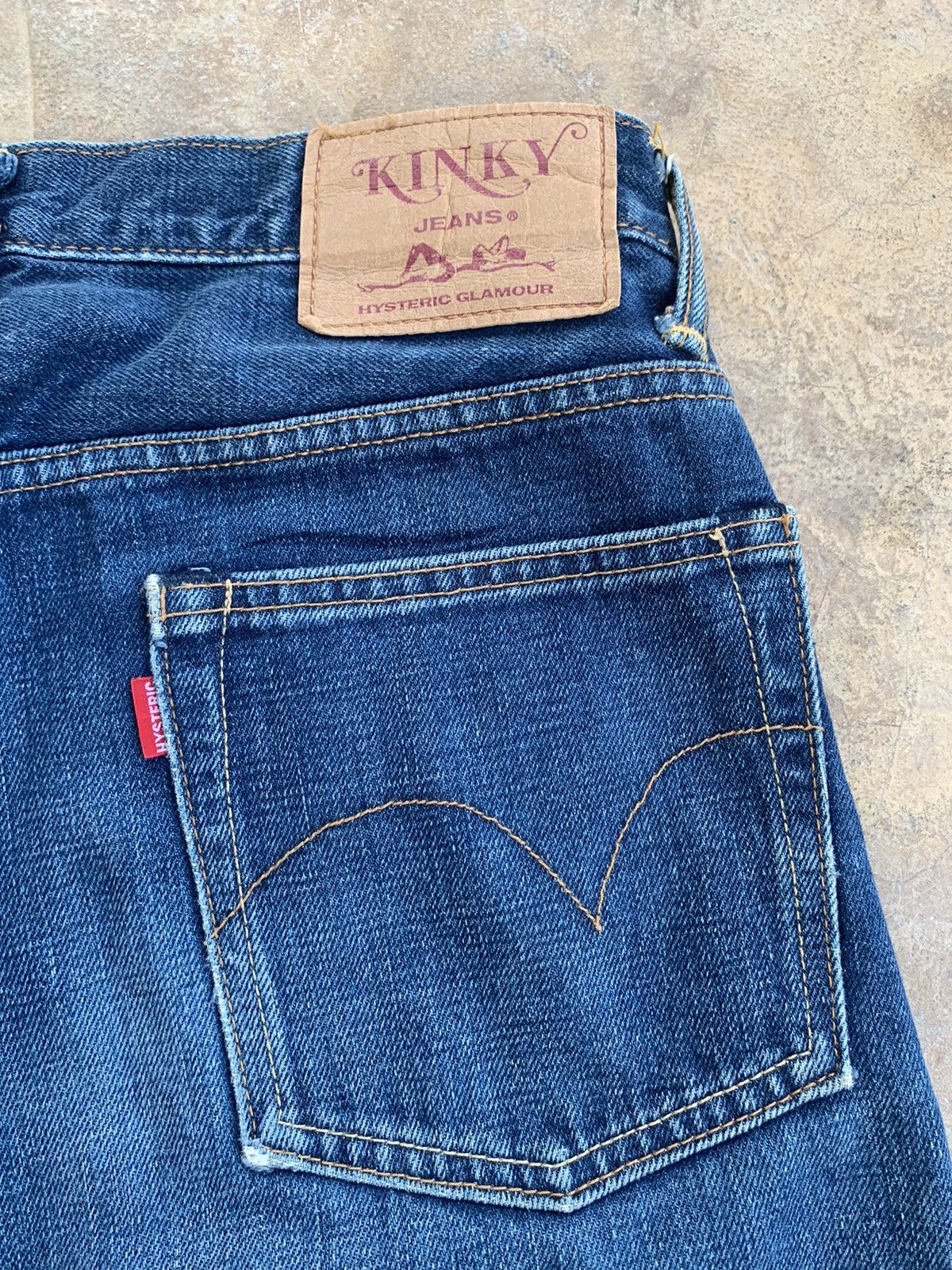 Hysteric Glamour × If Six Was Nine × Le Grande Bleu (L.G.B.) Vintage Hysteric Glamour kinky Selvedge Denim Size US 29 - 11 Thumbnail