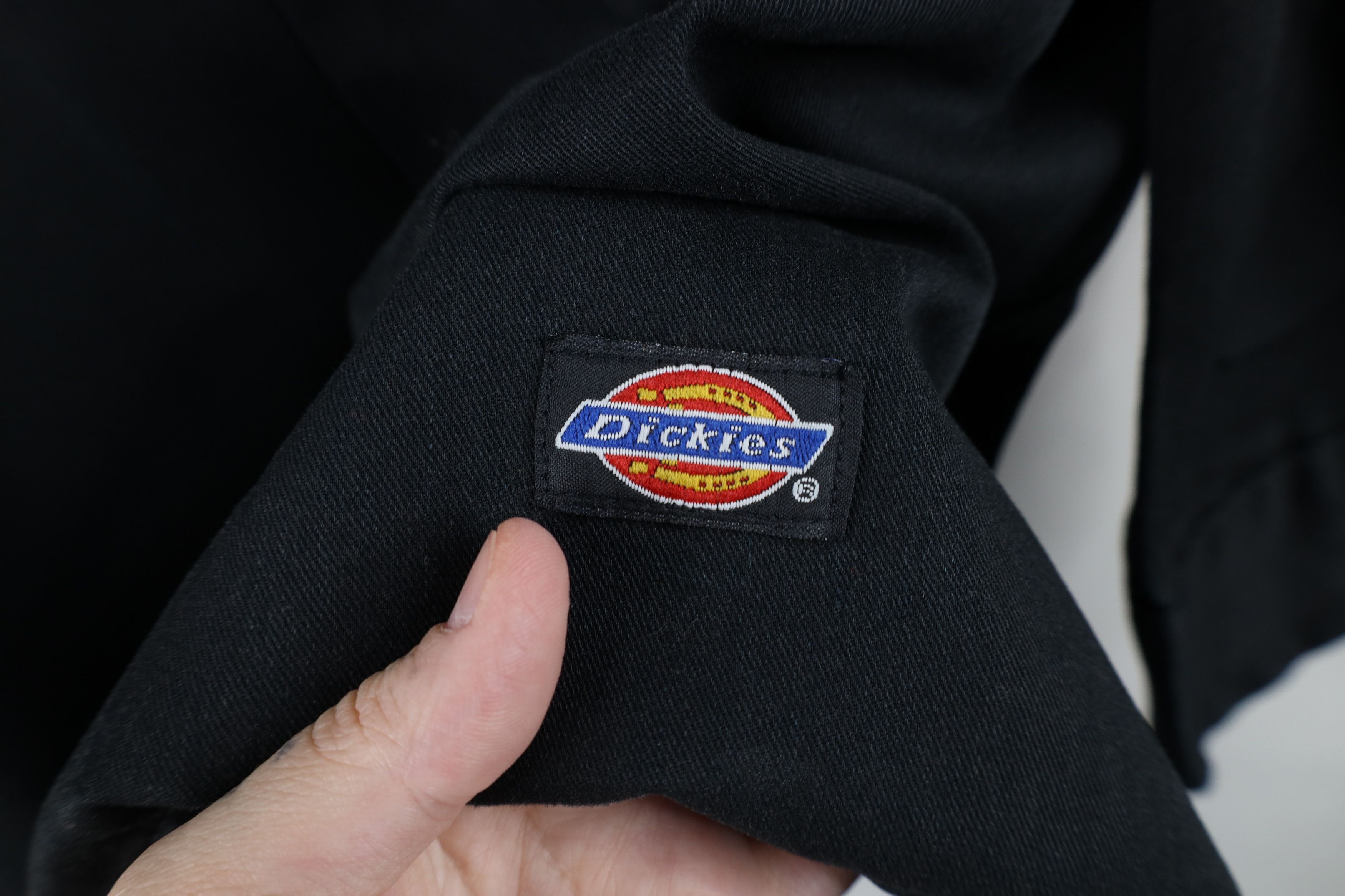 Dickies Vintage 90s Dickies Mechanic Work Button Shirt Black USA Size US M / EU 48-50 / 2 - 4 Thumbnail