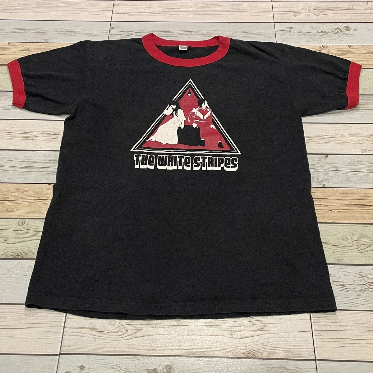 Band Tees Rare The White Stripes Band Tour Ringer T Shirt Size US M / EU 48-50 / 2 - 1 Thumbnail