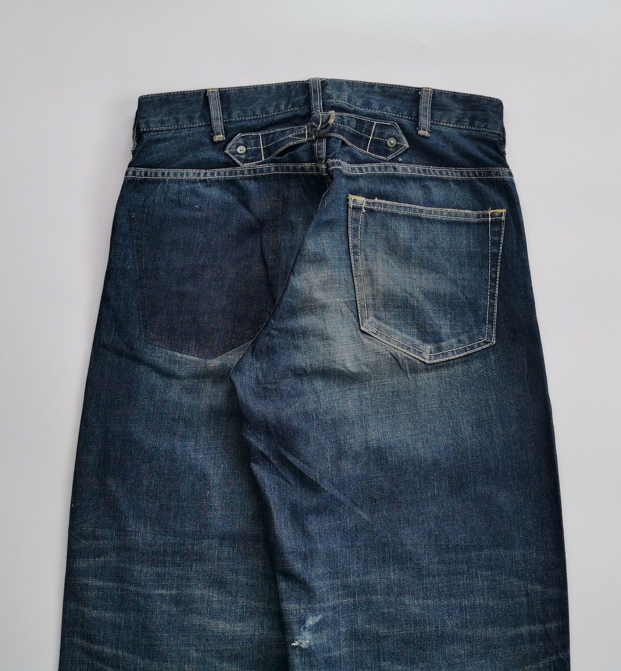 Japanese Brand Jorts Baggy Pensee Japan Repaired Denim JNCO Size US 30 / EU 46 - 9 Thumbnail