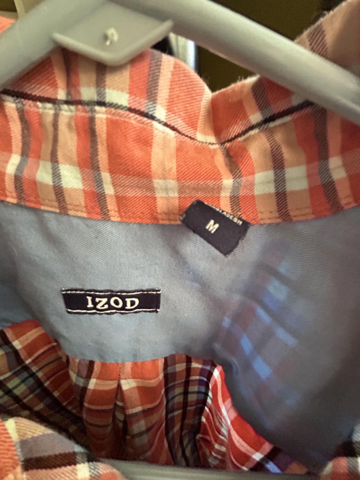 Izod IZOD Men's Casual Plaid Button-Up Shirt-Laid Back Your Style Size US M / EU 48-50 / 2 - 4 Thumbnail