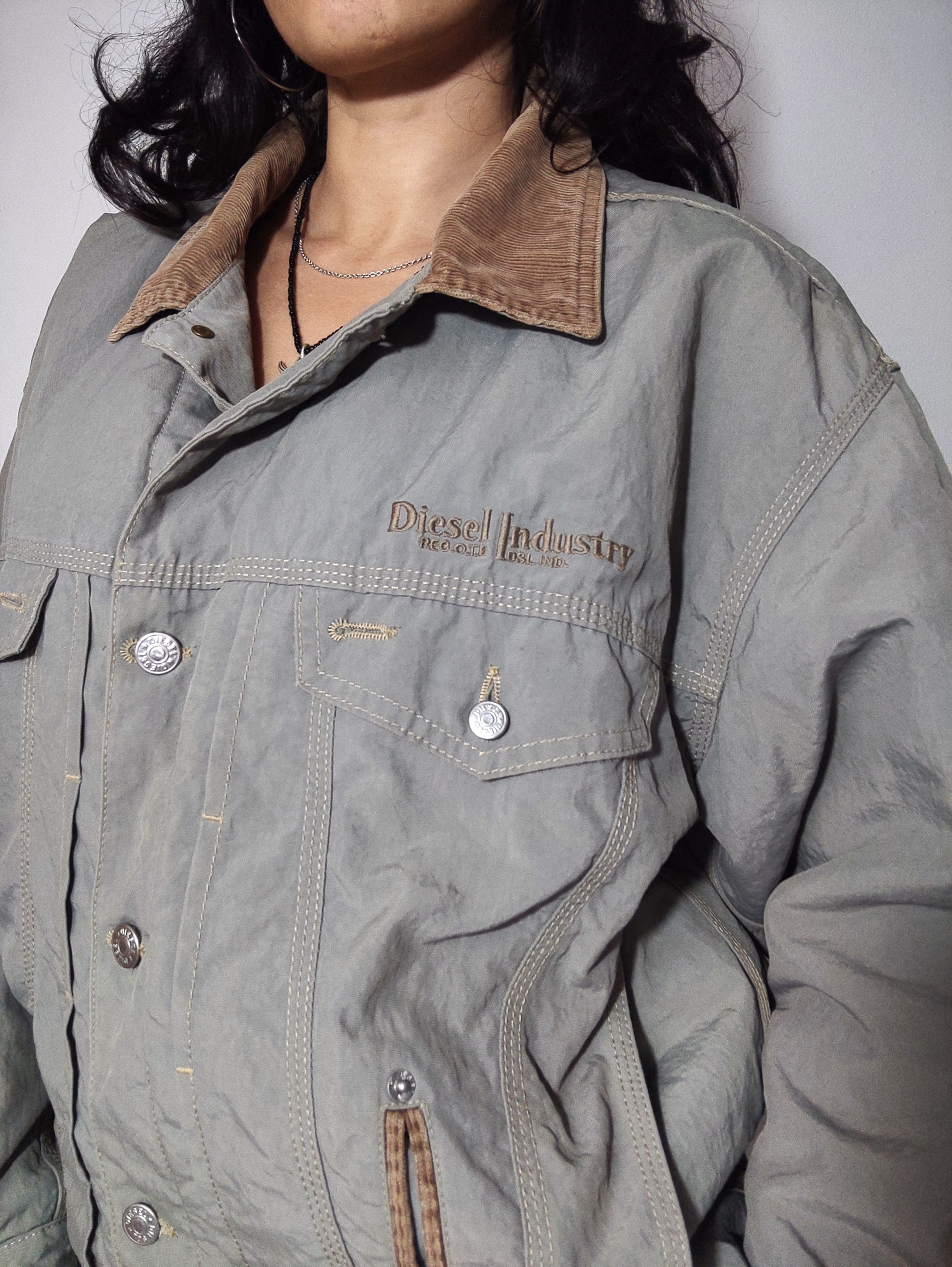 Diesel Vintage Diesel Jacket with Sherpa Lining Size M / US 6-8 / IT 42-44 - 3 Thumbnail