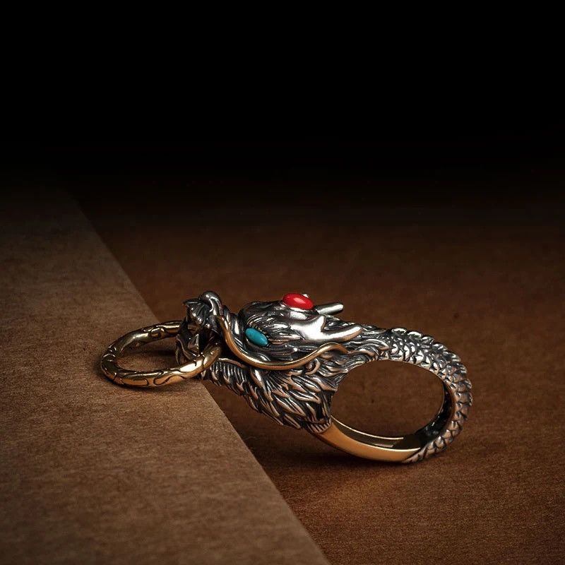 Vintage Classic Hot Dragon Keychain Size ONE SIZE - 3 Thumbnail
