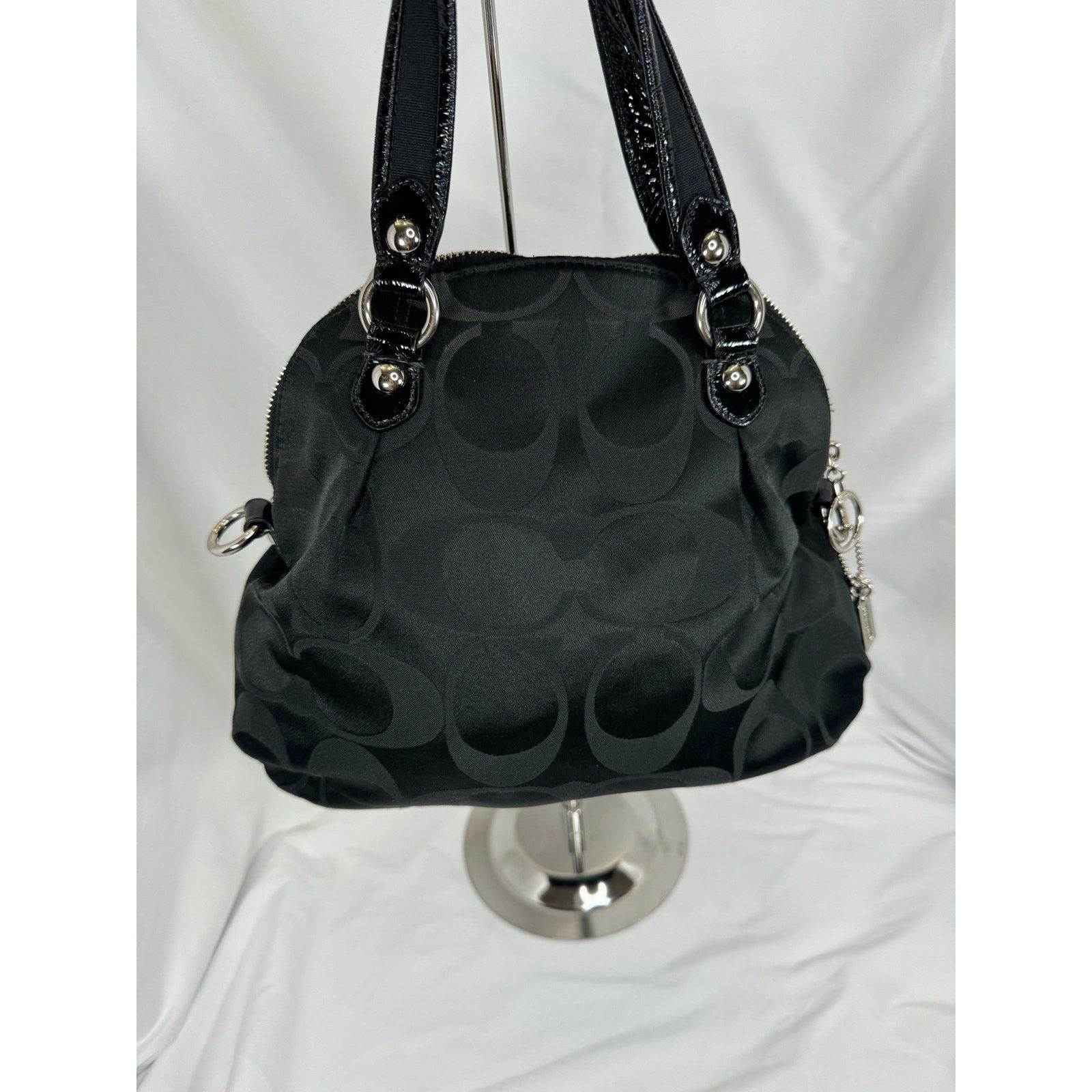 Coach Coach Poppy Black Monogram 2011 Size ONE SIZE - 3 Thumbnail