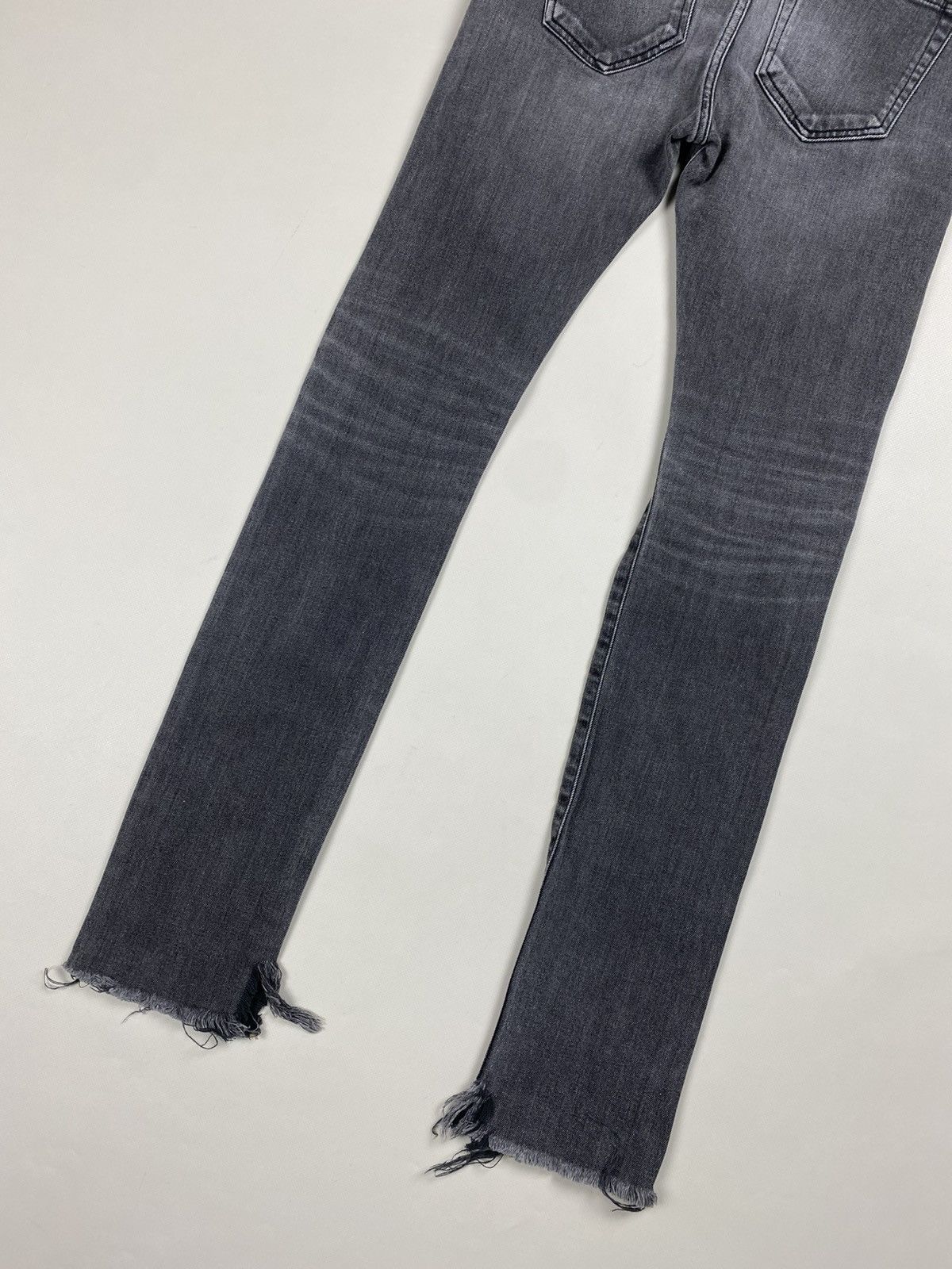 Balenciaga Balenciaga ladies distressed denim skinny biker jeans Size 28" / US 6 / IT 42 - 21 Thumbnail