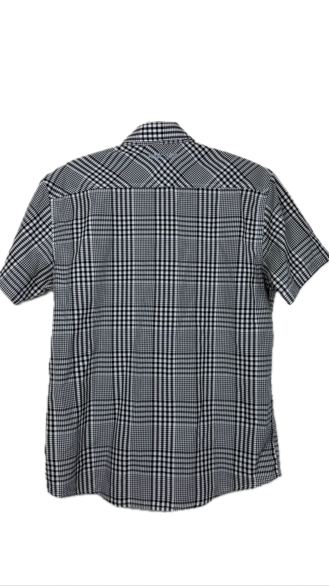 G-Star G-Star Gray Plaid Short Sleeve Shirt Size US M / EU 48-50 / 2 - 2 Thumbnail