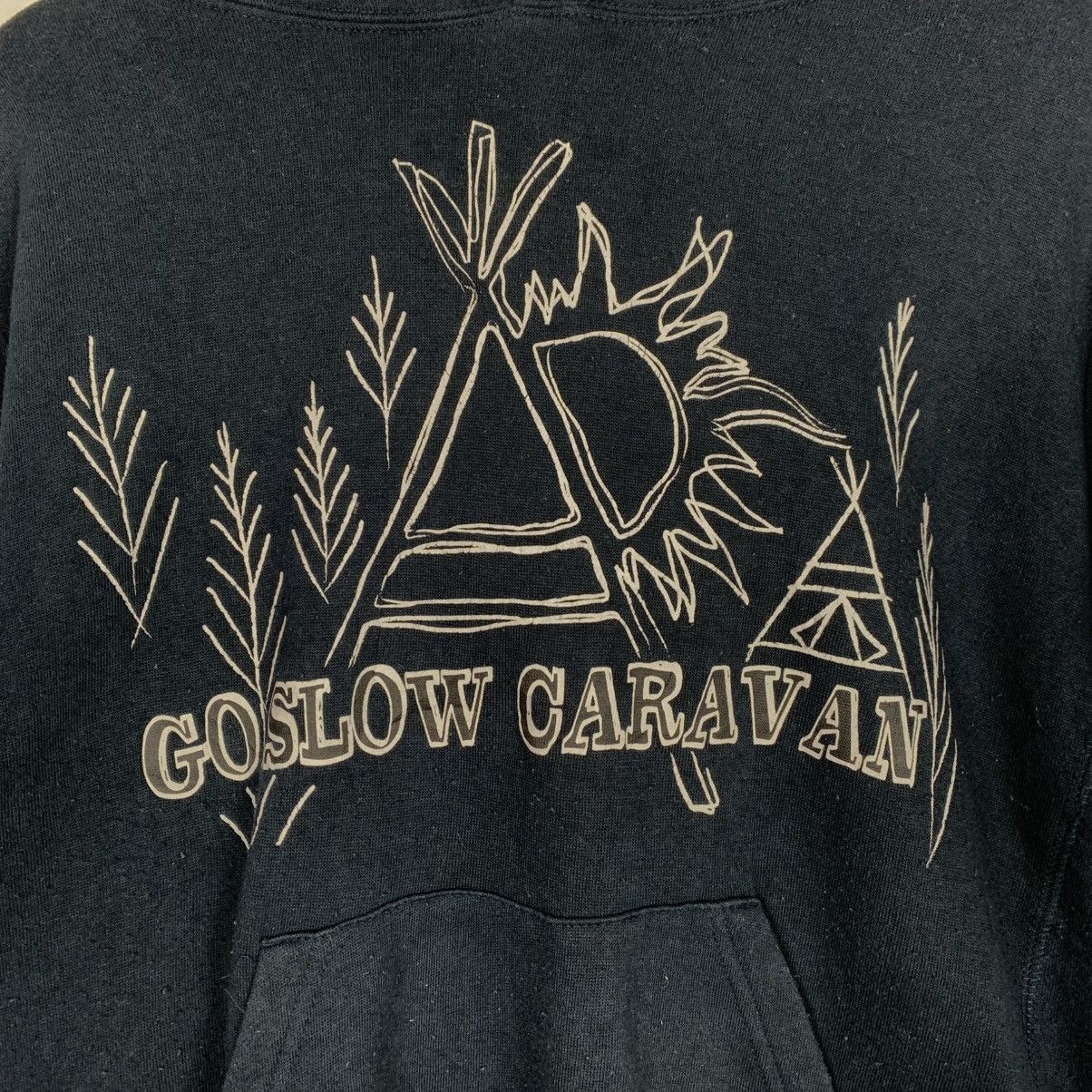 go slow caravan Go Slow Caravan Big Logo Pullover Hoodie Size US M / EU 48-50 / 2 - 13 Thumbnail