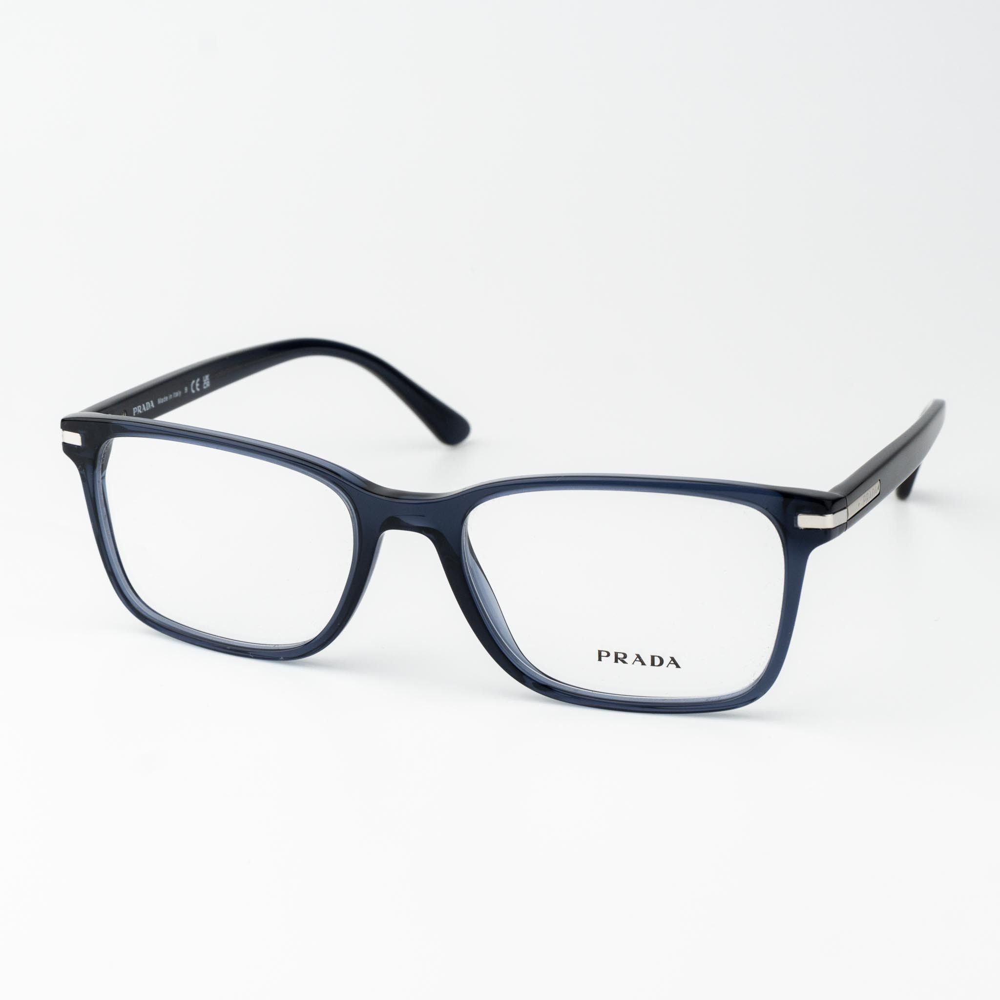 Prada Prada Men Eyeglasses Square Unisex PR14WV 08Q1O1 BRAND NEW Size ONE SIZE - 3 Thumbnail