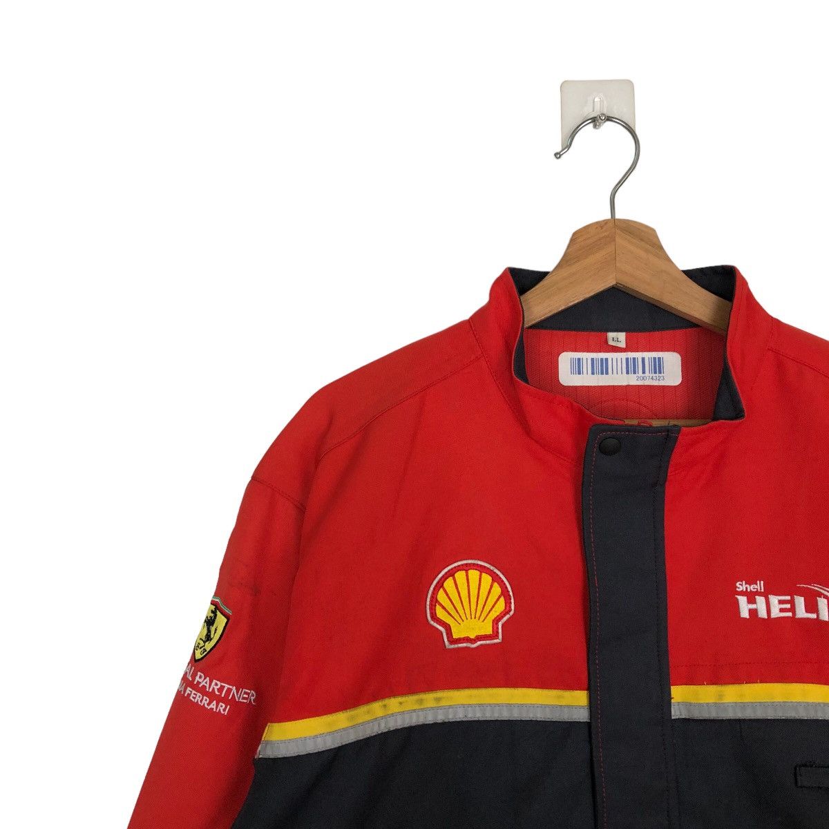 Japanese Brand 🔥VINTAGE BOMBER JACKET SHELL HELIX BIG LOGO RACING Size US M / EU 48-50 / 2 - 6 Thumbnail