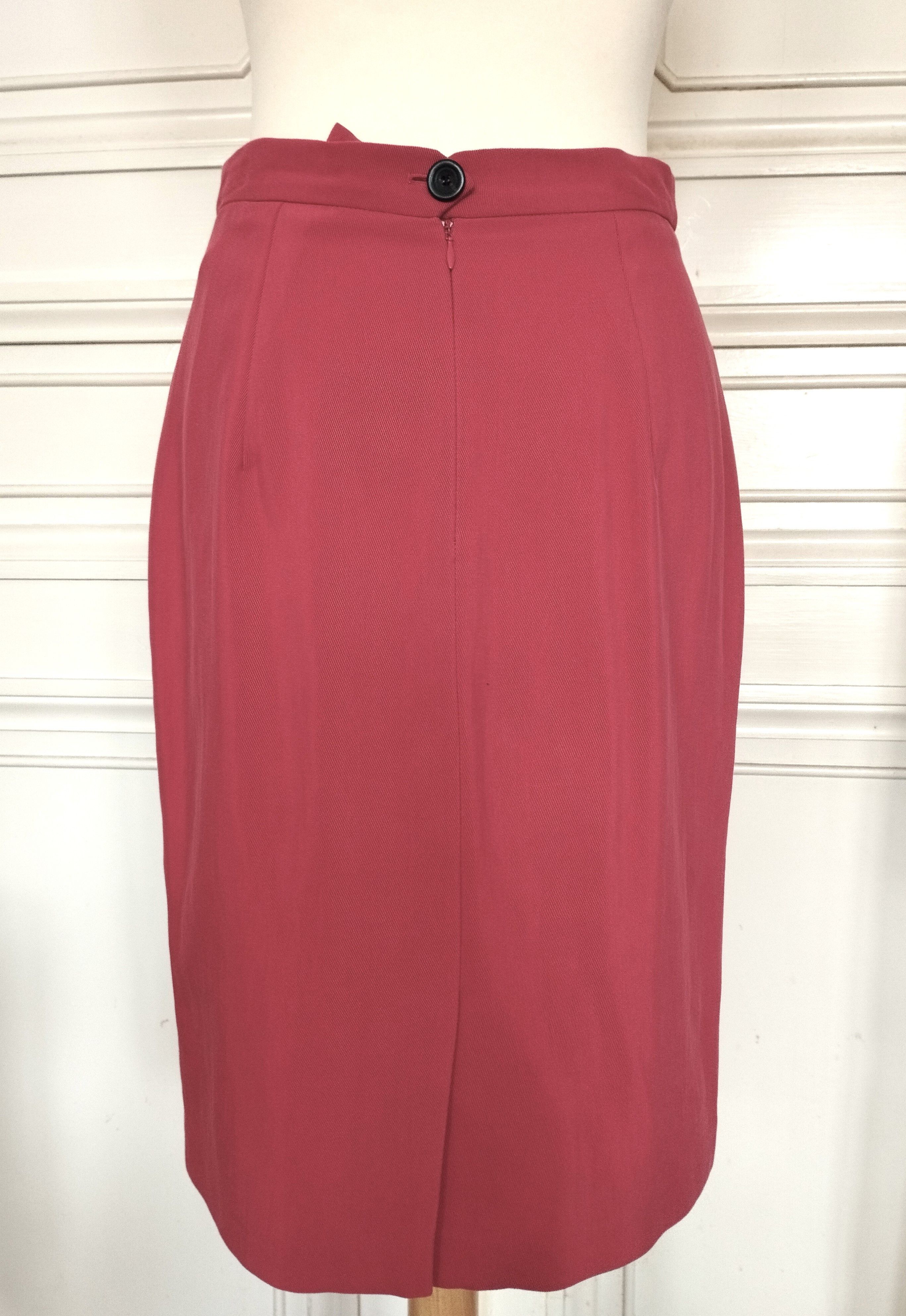 Cerruti 1881 Cerruti Jupe Tramée Fifties T S Size 25" / US 0 / IT 36 - 3 Thumbnail
