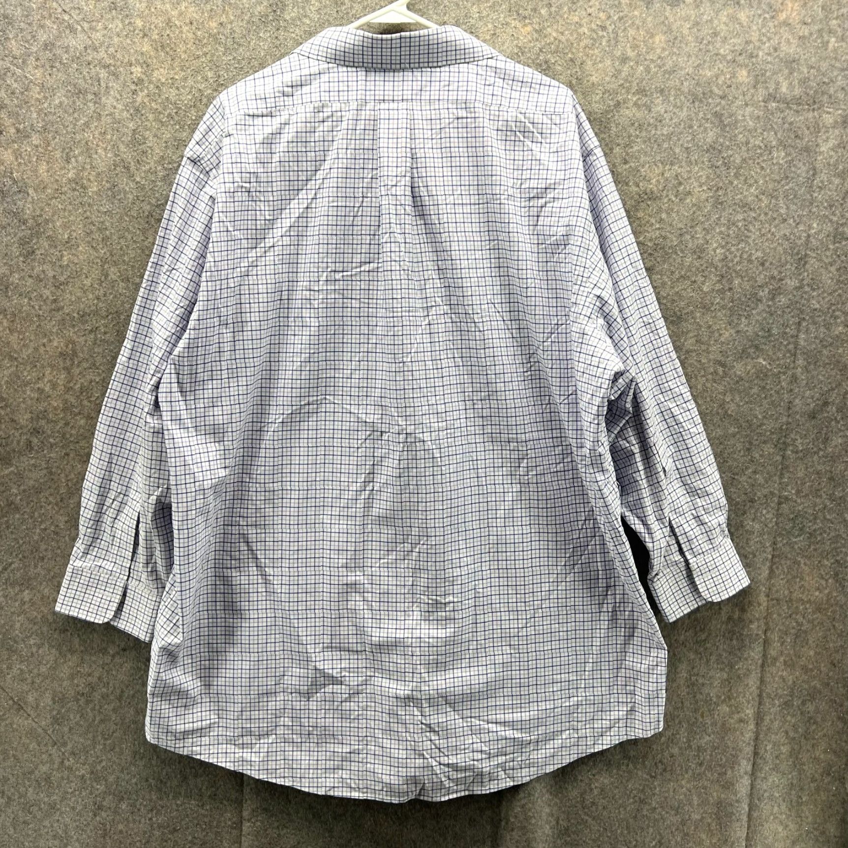 Brooks Brothers VINTAGE Brooks Brothers Shirt Mens 18.5 34 Blue Madison Poplin Button Down Gingham Shirt kin blue? Size US XXL / EU 58 / 5 - 2 Thumbnail