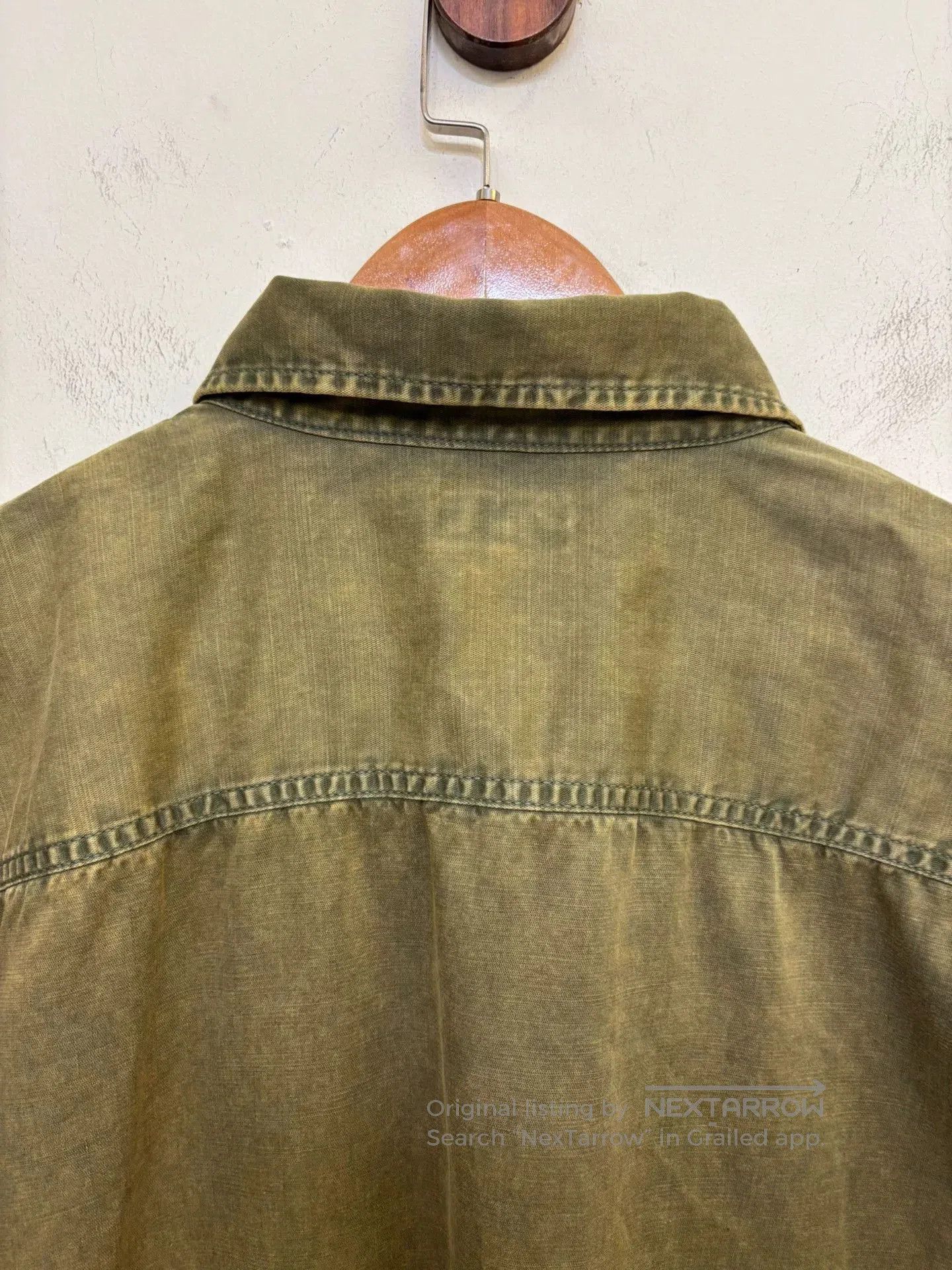 Beams Japan Beams 25SS Acetate Washed Shirt. Size US L / EU 52-54 / 3 - 9 Thumbnail