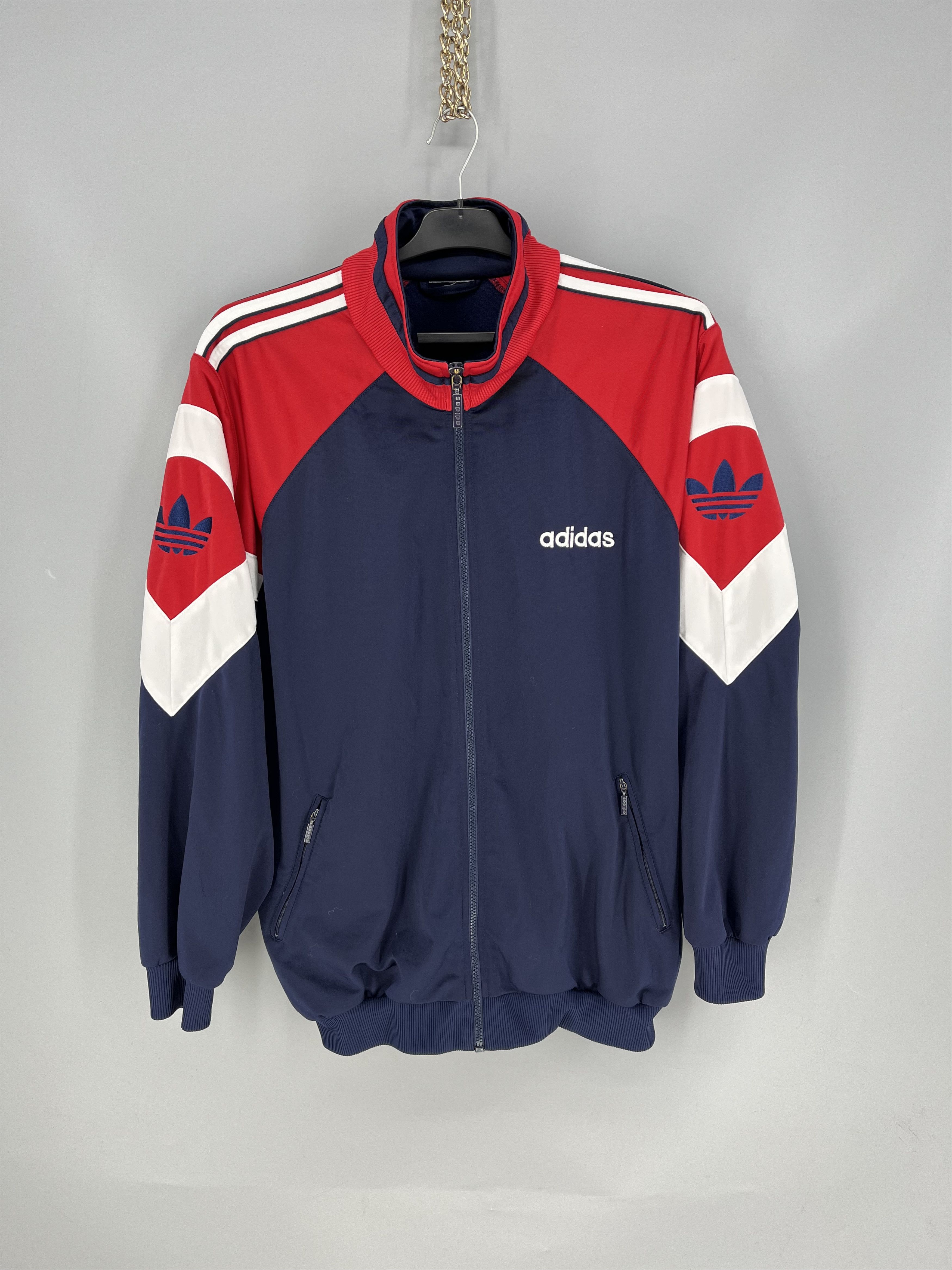 Vintage 90’s adidas RETRO Y2K BIG logo TRACK JACKET Size US M / EU 48-50 / 2 - 1 Thumbnail