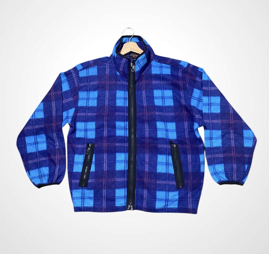Other A10 Rare - Powerful Wing Plaid Zipper Fleece Size US L / EU 52-54 / 3 - 3 Thumbnail