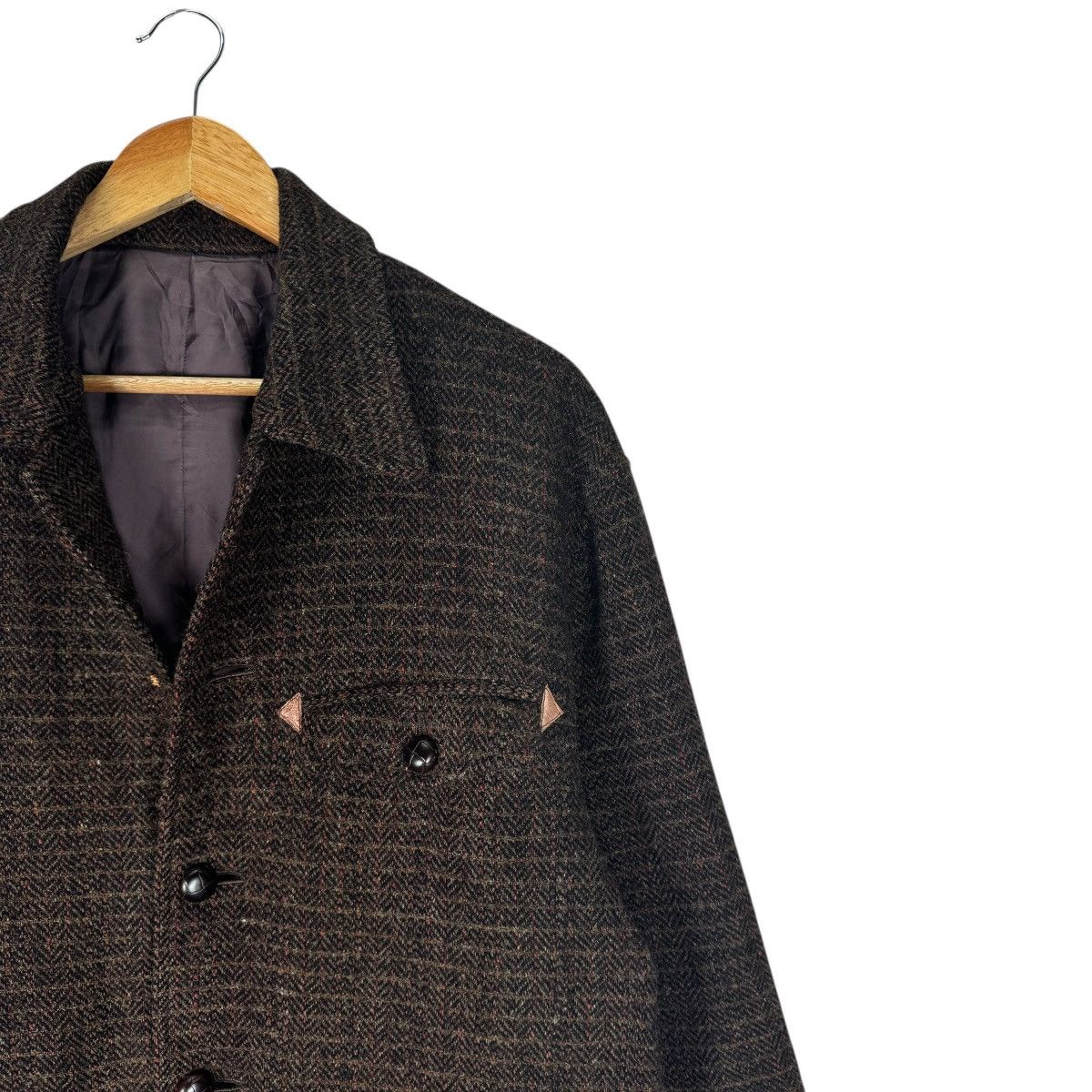 Harris Tweed 🌟HARRIS TWEED X HAROLD DANIELL HAND WOVEN COAT Size US L / EU 52-54 / 3 - 3 Thumbnail