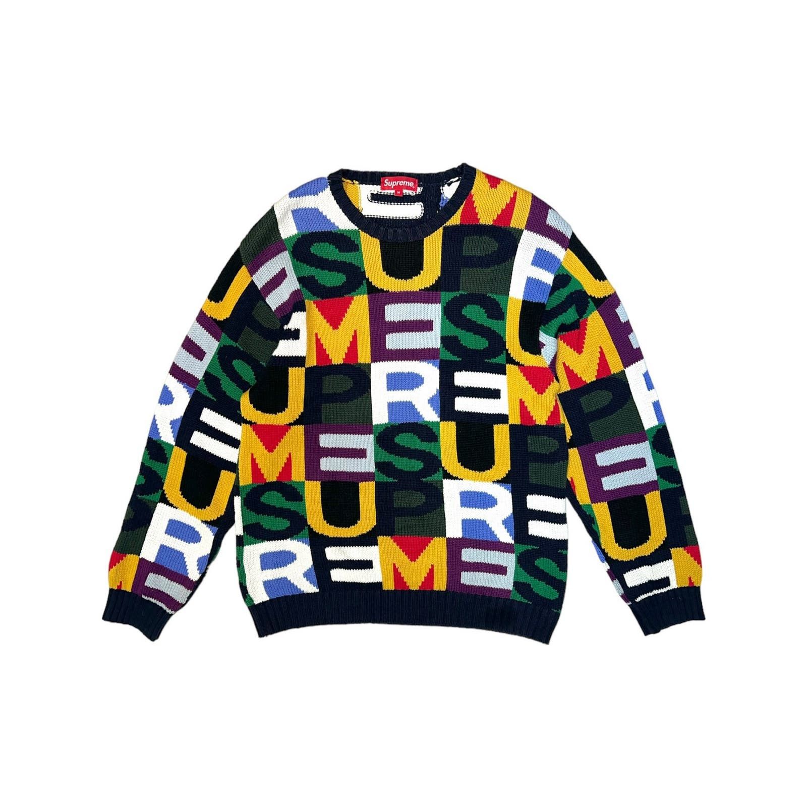 Supreme Supreme Big Letter Sweater Grailed