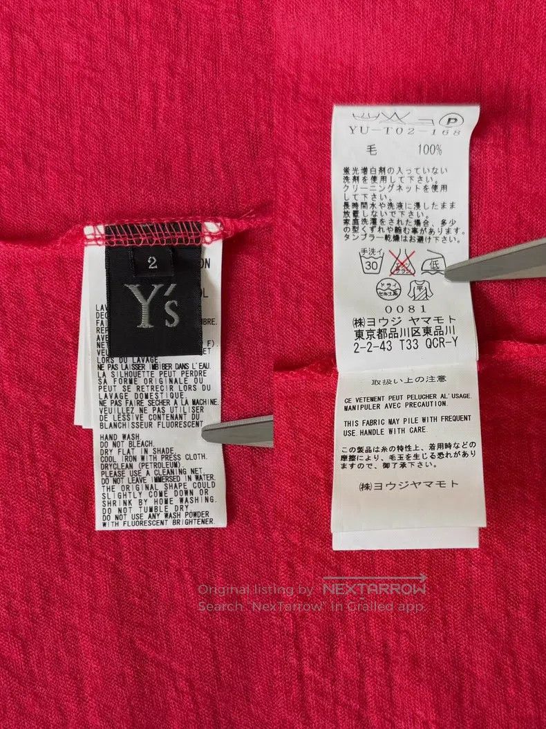 Yohji Yamamoto Yohji Yamamoto 15SS Wool Wrap Neck long sleeves Size XS / US 0-2 / IT 36-38 - 7 Thumbnail