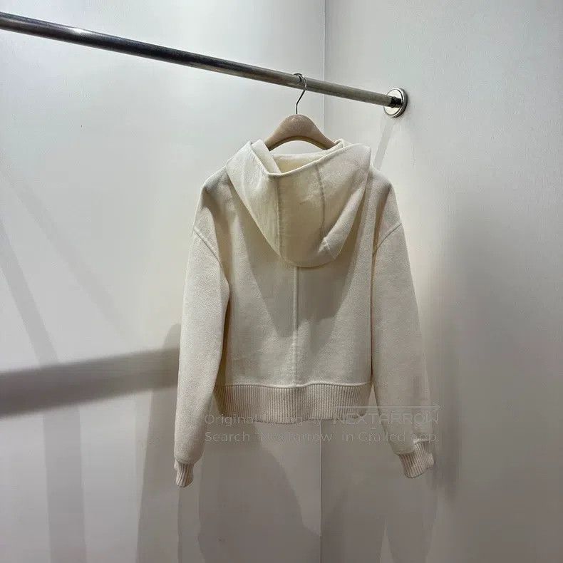 Hermes Hermes Cashmere Hooded Zip-Up Jacket Size XS / US 0-2 / IT 36-38 - 2 Thumbnail