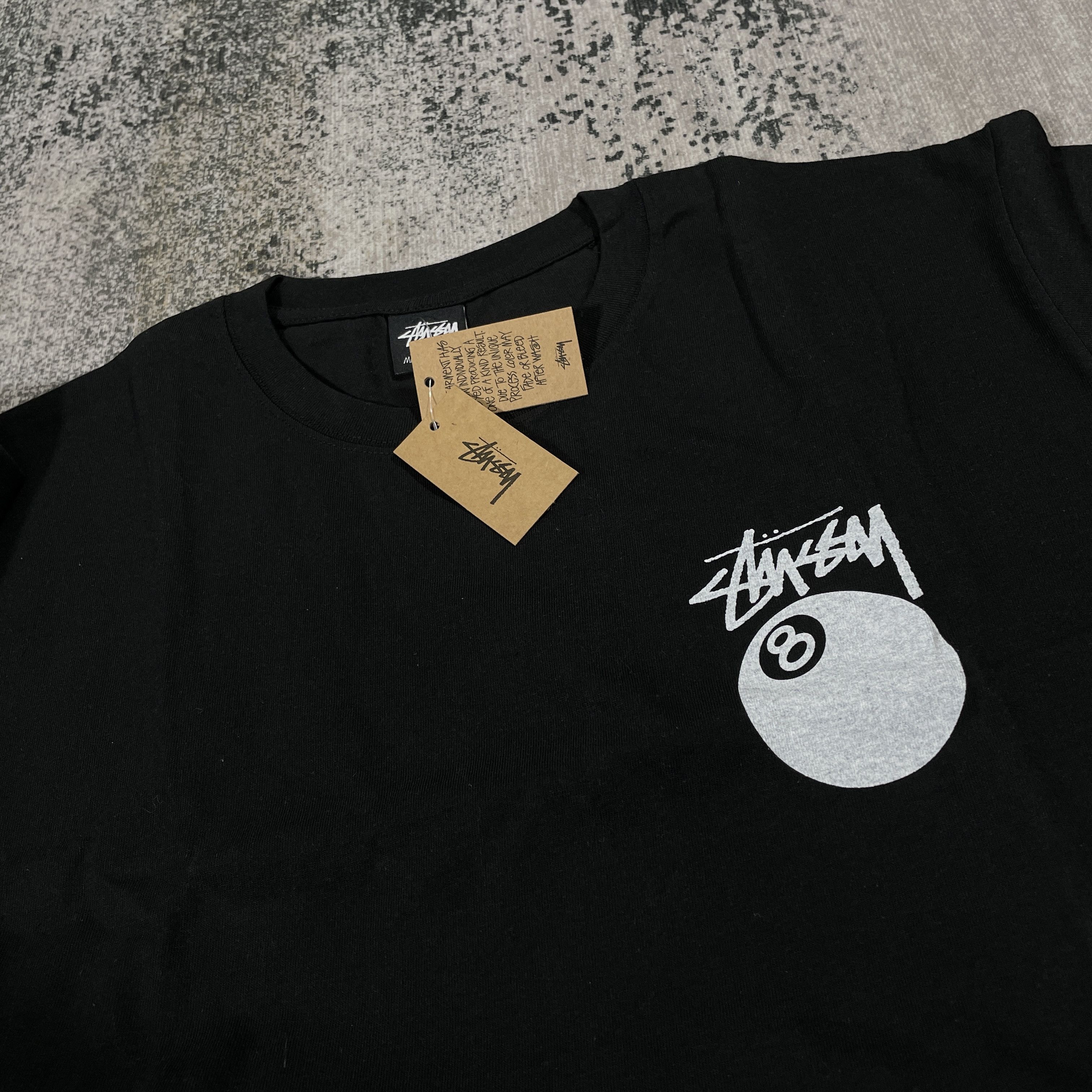 Stussy STUSSY TEST STRIKE 8 TEE BLACK - LARGE Size US L / EU 52-54 / 3 - 3 Thumbnail