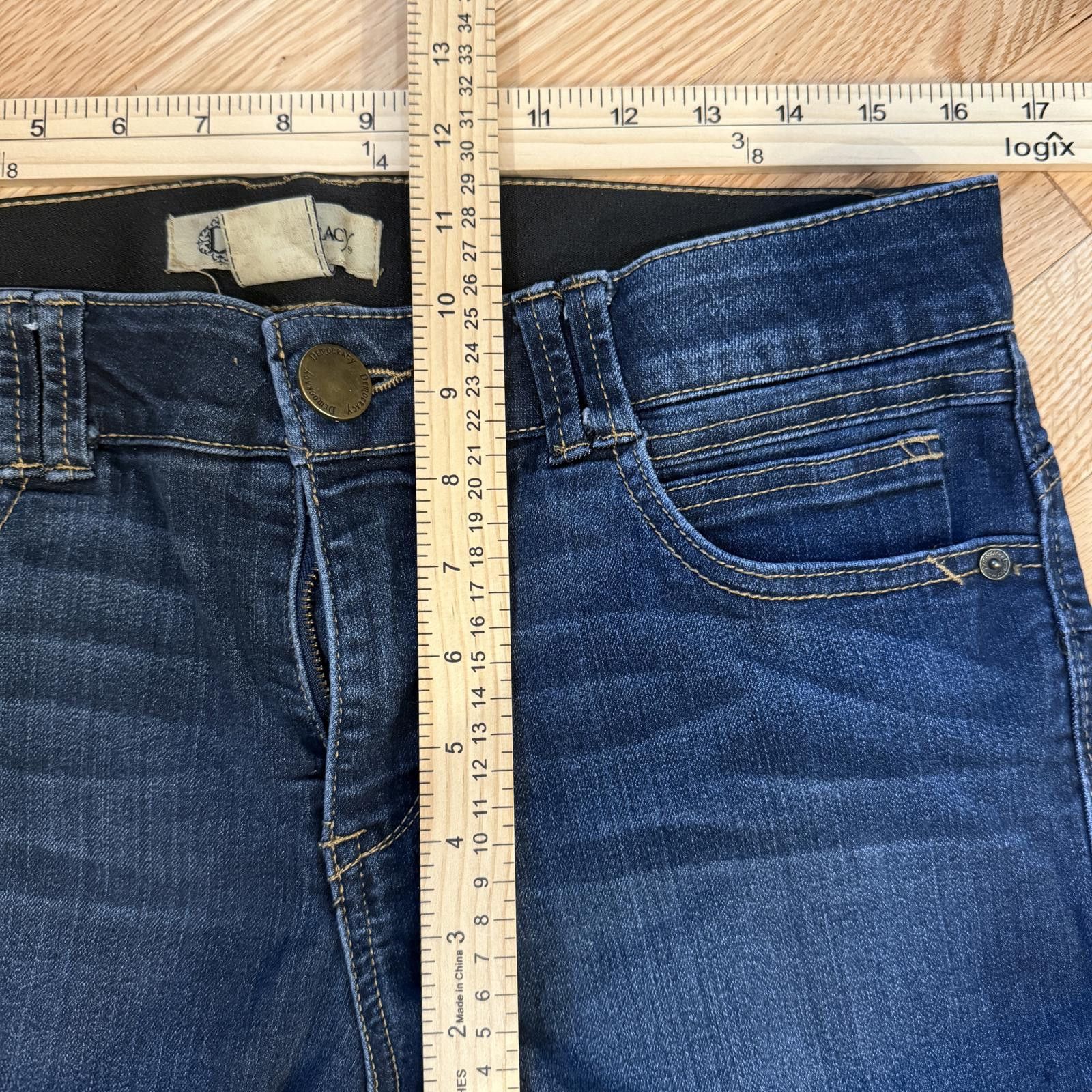 Other Democracy “Ab” Tech Women's Denim Jeans Dark Wash – Size 12 Size 34" / US 12 / IT 48 - 3 Thumbnail