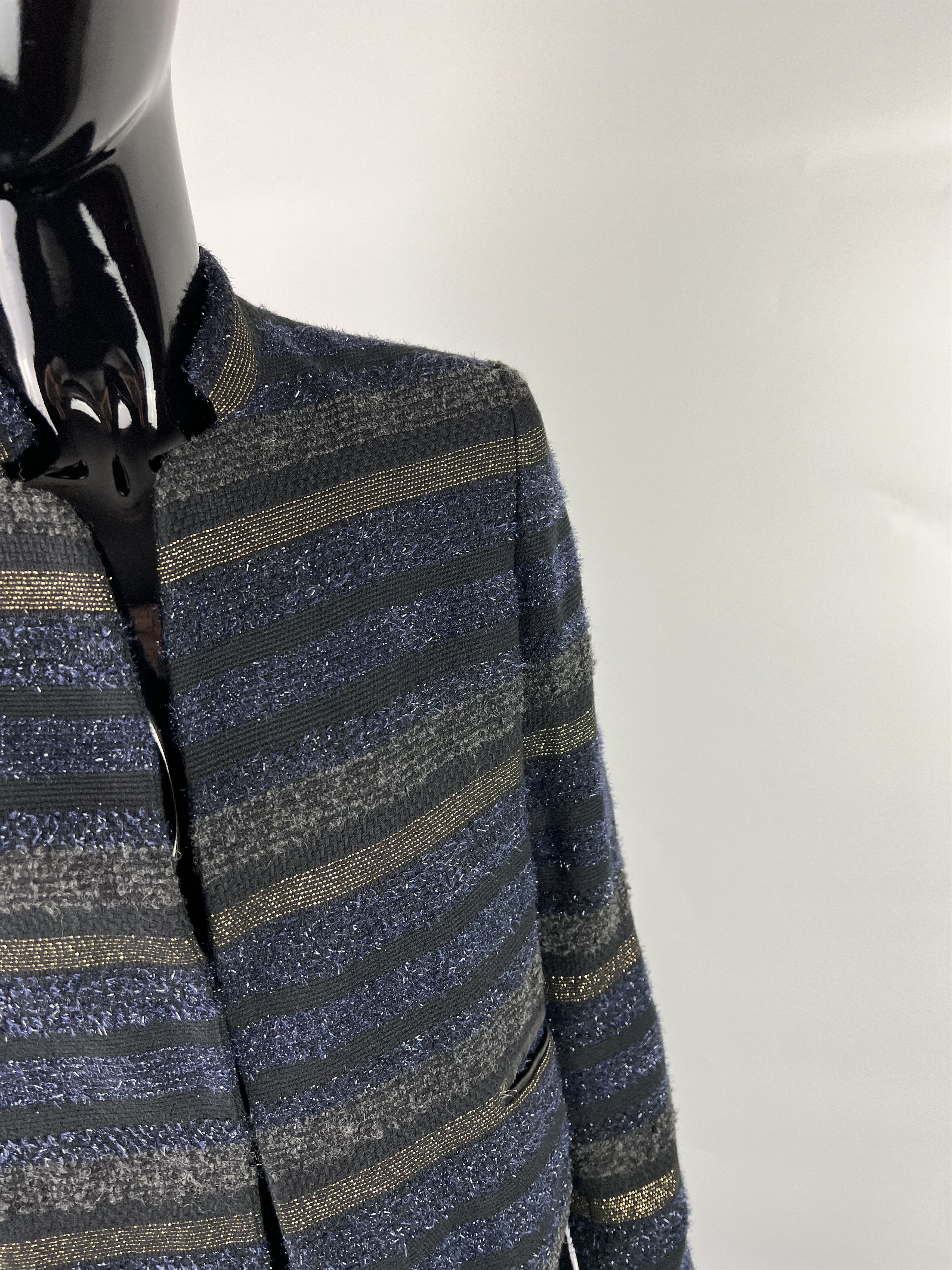 Sandro Sandro Paris Women's Striped Blazer Jacket Size 40 Size S / US 4 / IT 40 - 8 Thumbnail