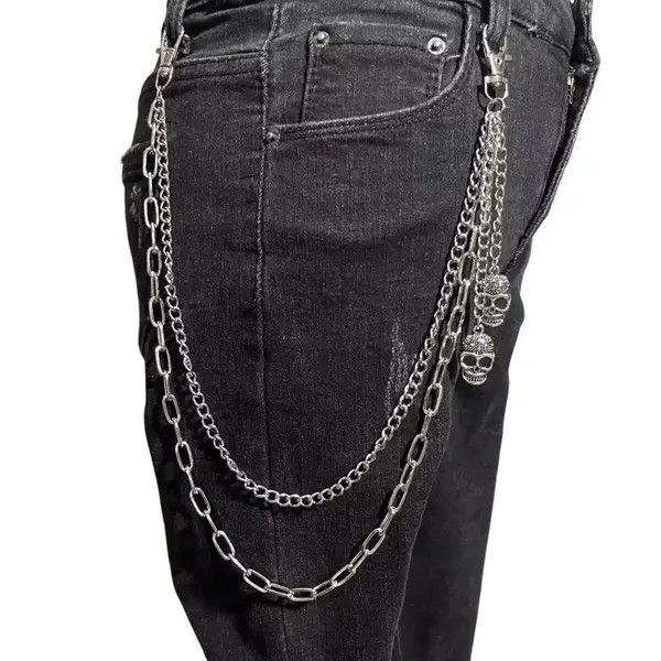 Other Haruno x Jinno Double Skull Multilayer Pant Chain Size ONE SIZE - 8 Thumbnail