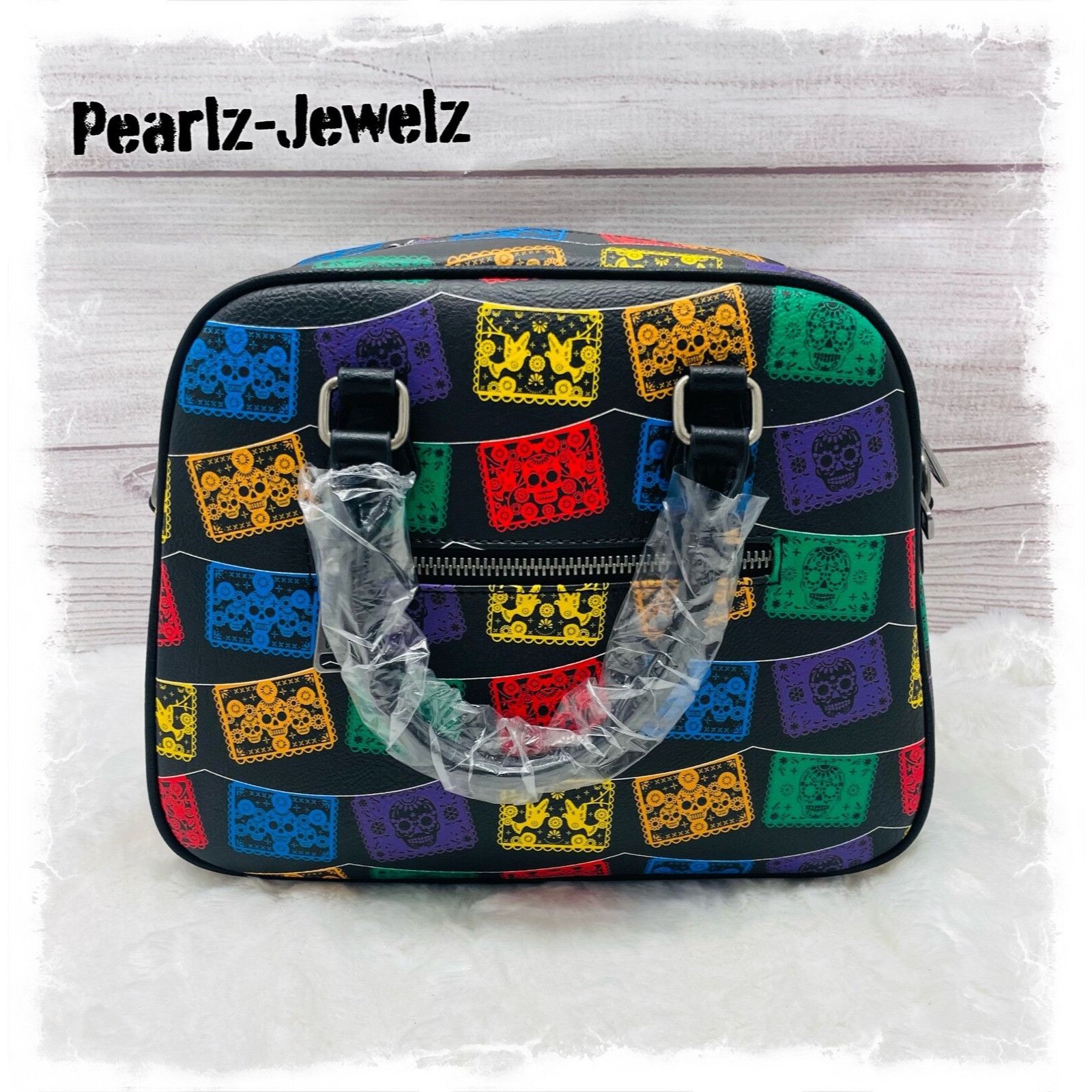 Disney Loungefly Dia De Las Banderas Party Flag Banners Crossbody B Size ONE SIZE - 2 Thumbnail