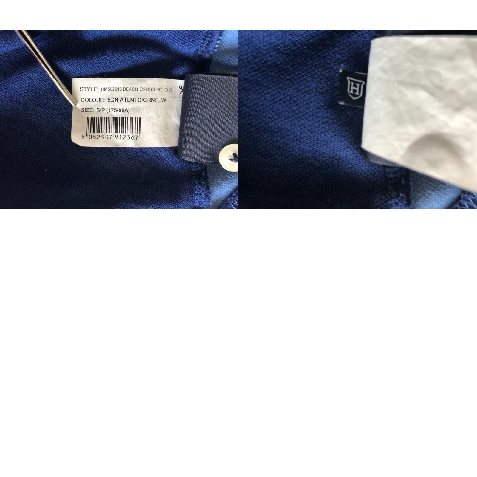 Hackett Hackett London Polo Shirt Mens S Blue 100% Cotton Classic Short Sleeve Embroidered Logo Twill Patch Chest Left Sleeve Polo Size US S / EU 44-46 / 1 - 9 Thumbnail