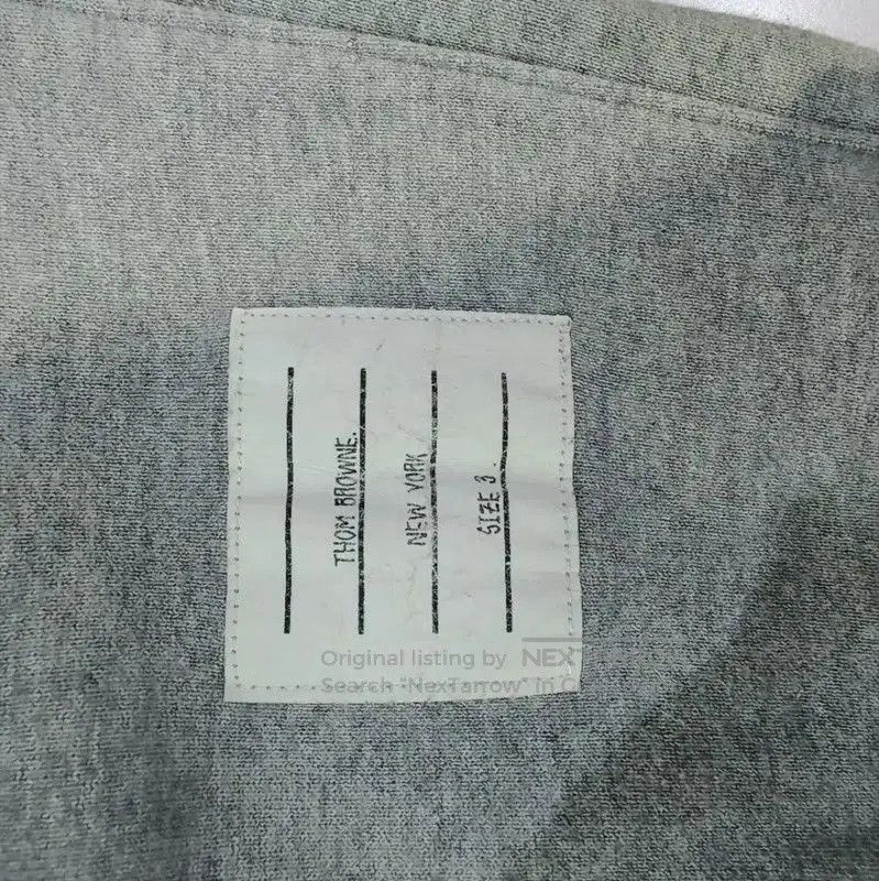 Thom Browne Thom Browne Grey Cotton Women's Casual Pants . Size 30" / US 8 / IT 44 - 6 Thumbnail