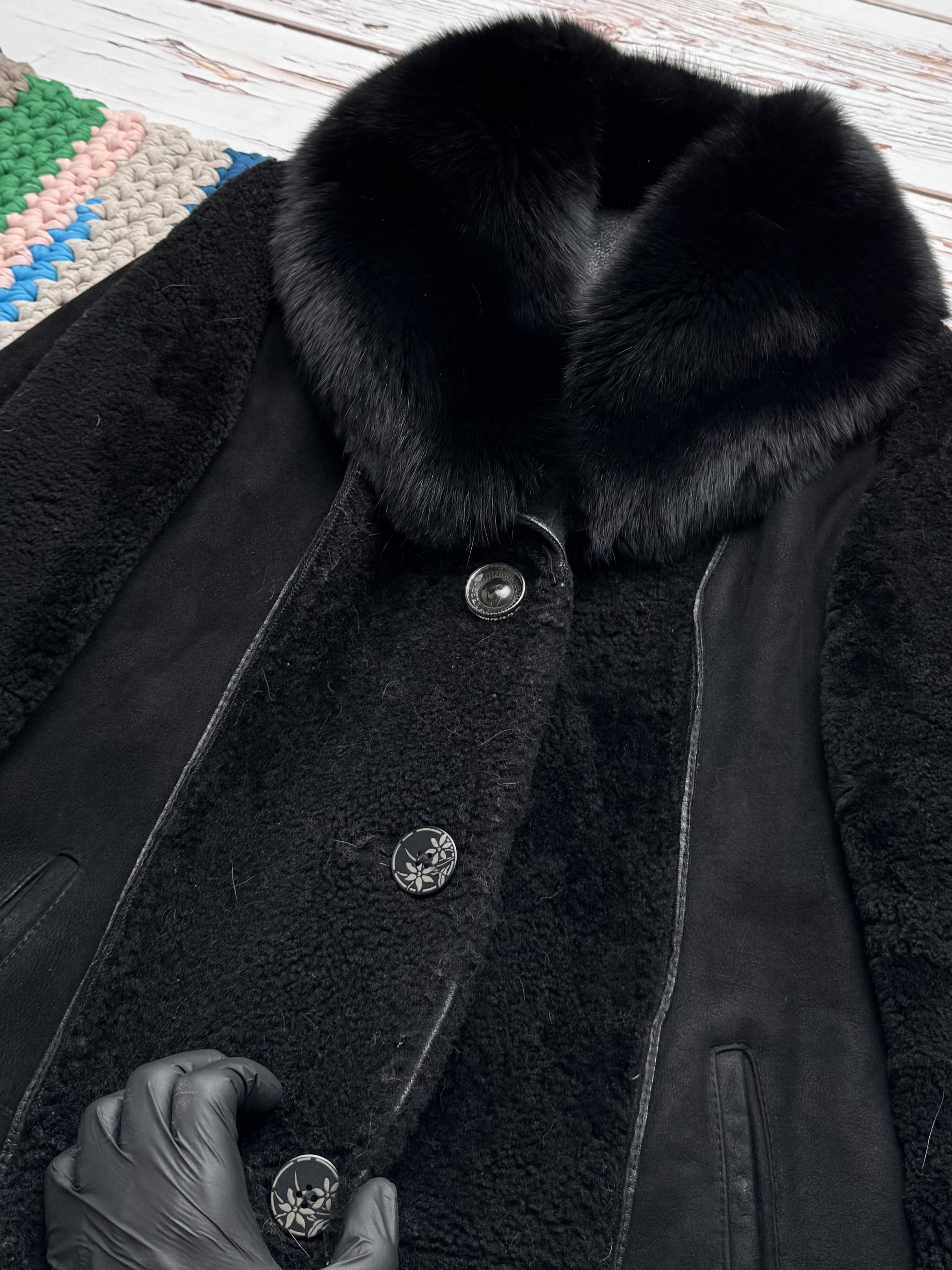 Vintage Vintage Real Sheepskin Coat (D10)(D15) Size M / US 6-8 / IT 42-44 - 8 Thumbnail