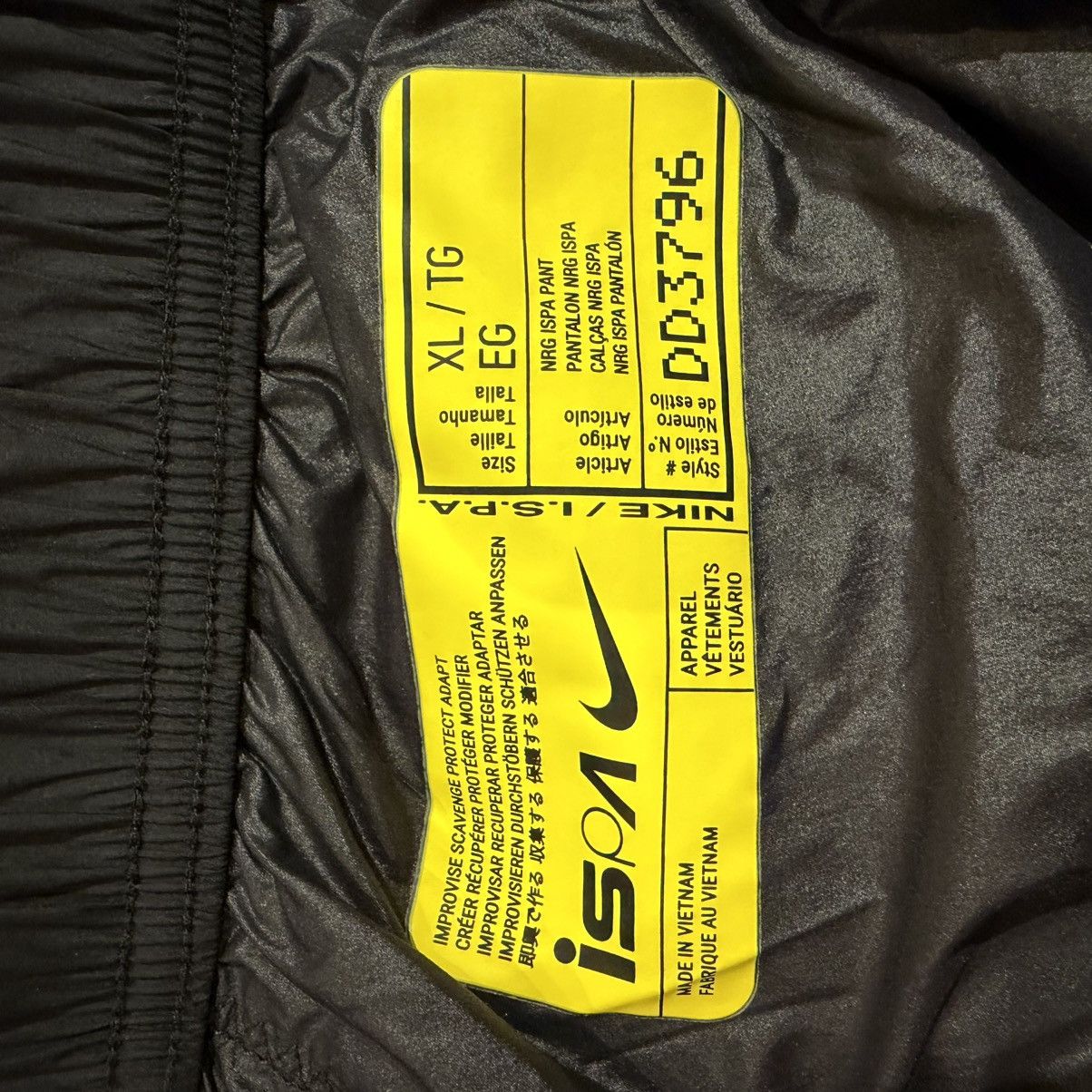 Nike Nike ISPA Convertible Cargo Utility Pants Black DD3796-011 Size US 36 / EU 52 - 6 Thumbnail