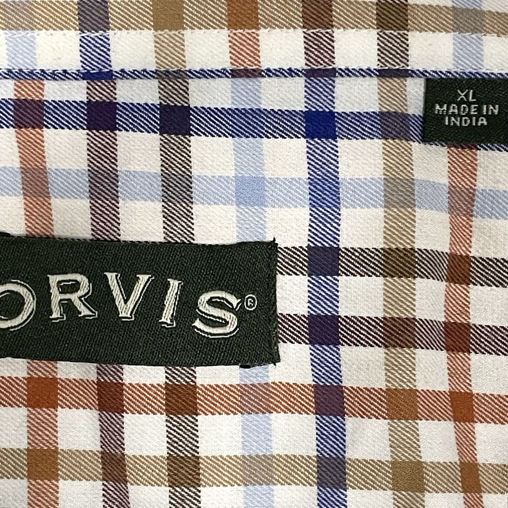 Orvis Orvis Multicolor Check Cotton Long Sleeve Button-Up Lightweight Shirt XL Men Size US XL / EU 56 / 4 - 3 Thumbnail
