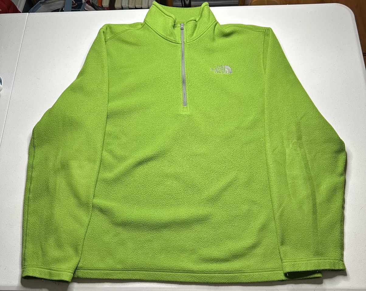 The North Face The north face green quarter zip sweatshirt Size US L / EU 52-54 / 3 - 2 Thumbnail